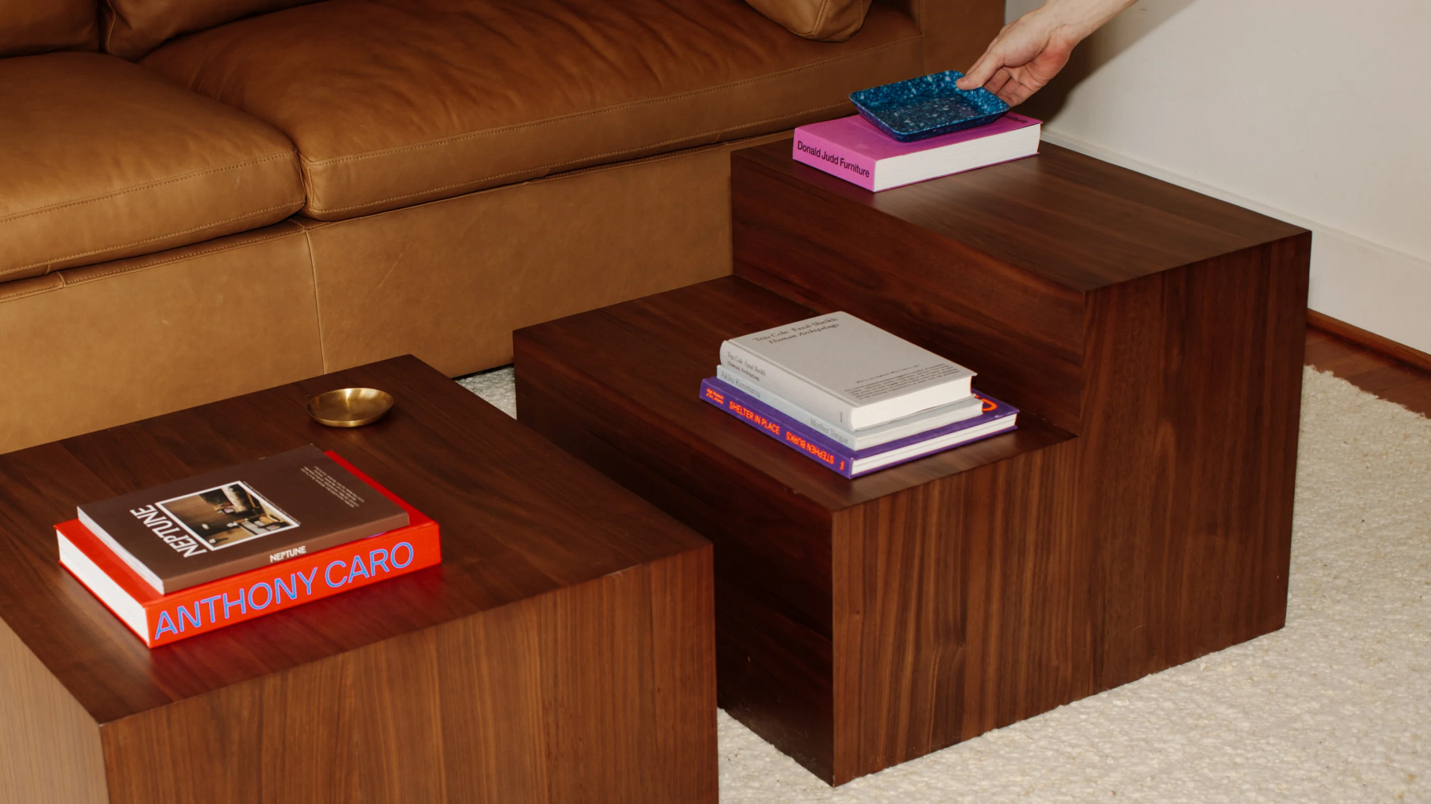 Align Coffee Table, Tiered, Walnut - Image 3