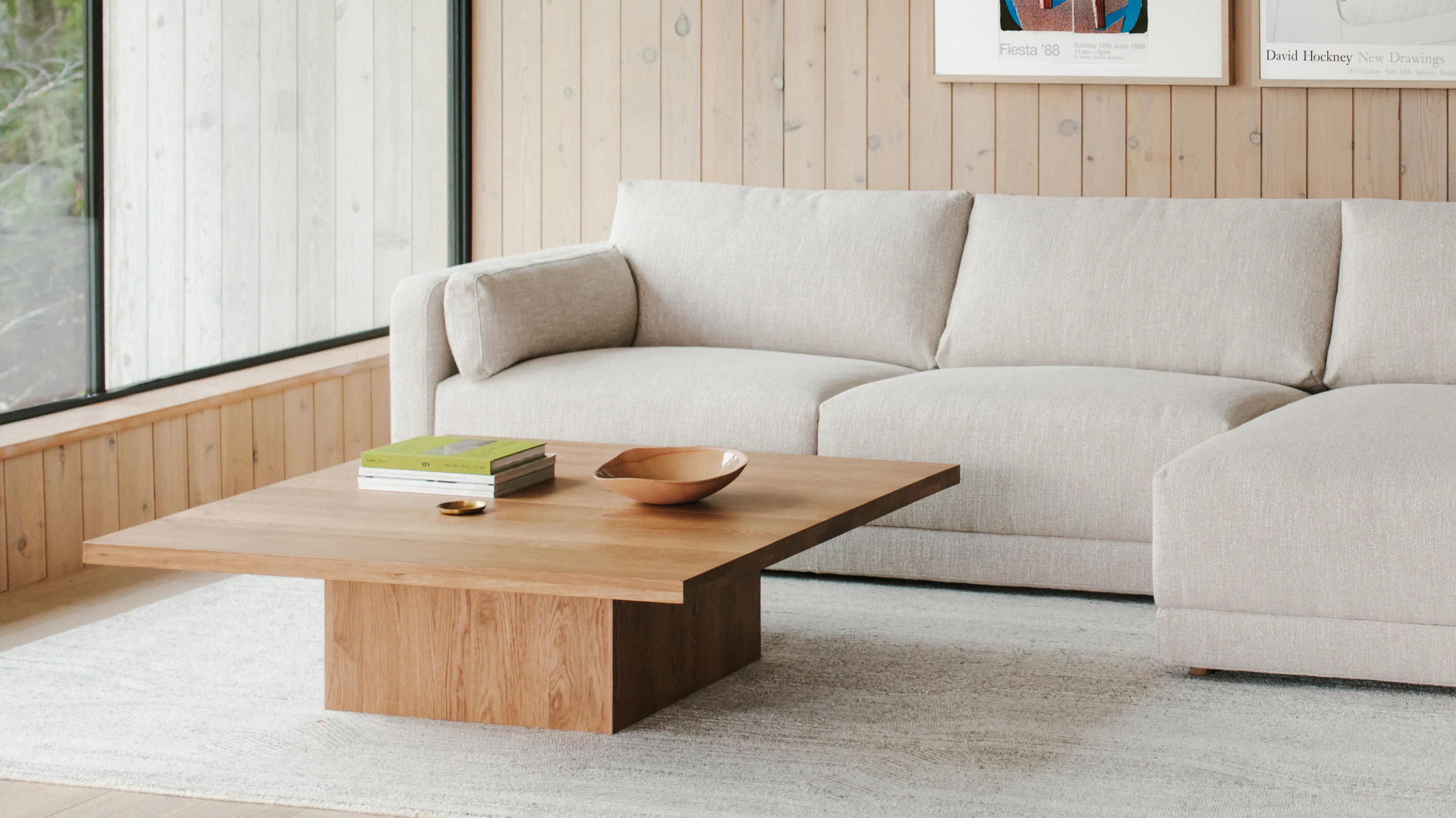 All We Need Coffee Table Square, Brushed Oak - Image 7