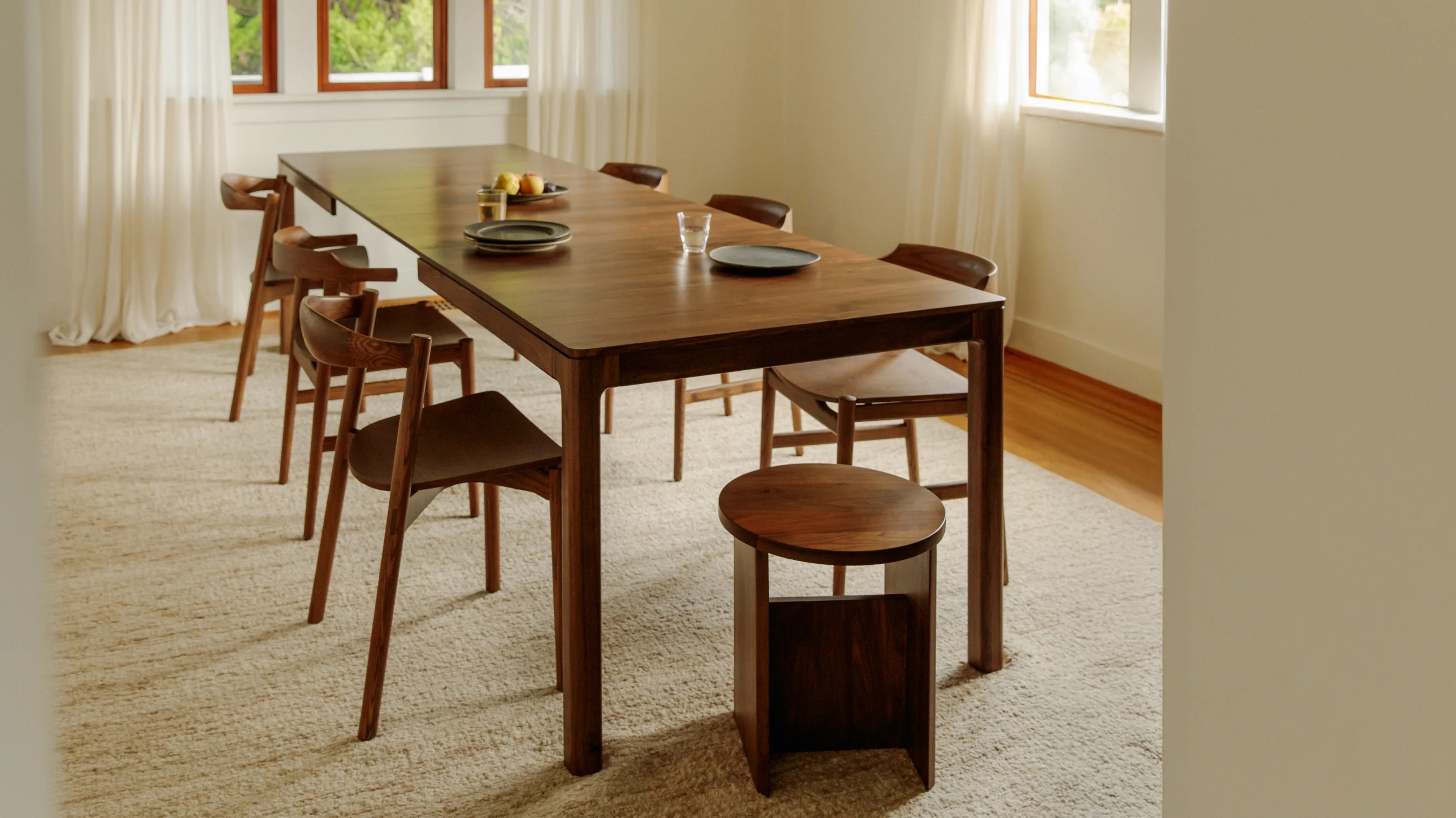 Bridge Extendable Dining Table, Seats 6-10, Oak - Image 11