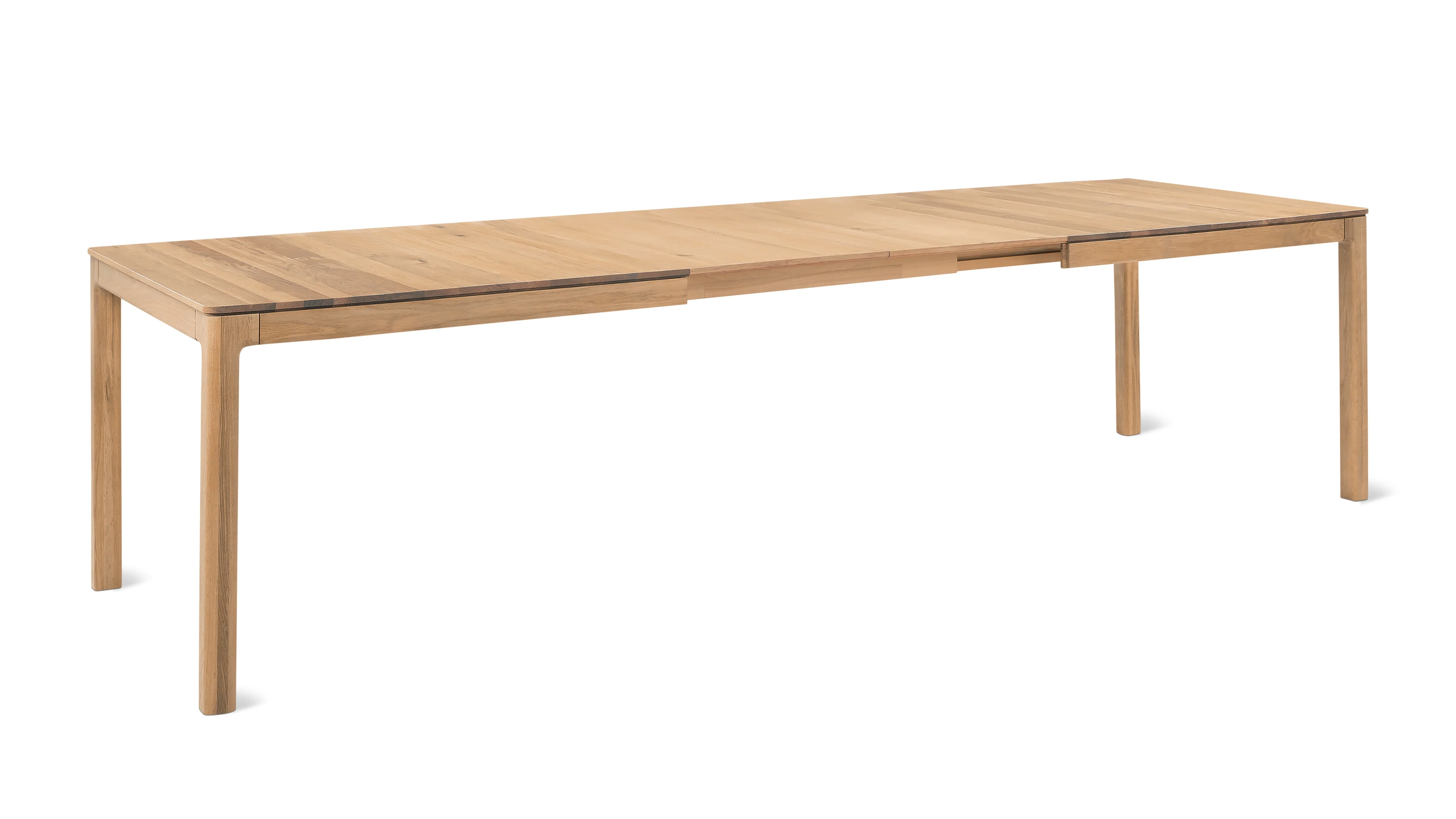 Bridge Extendable Dining Table, Seats 6-10, Oak - Image 3