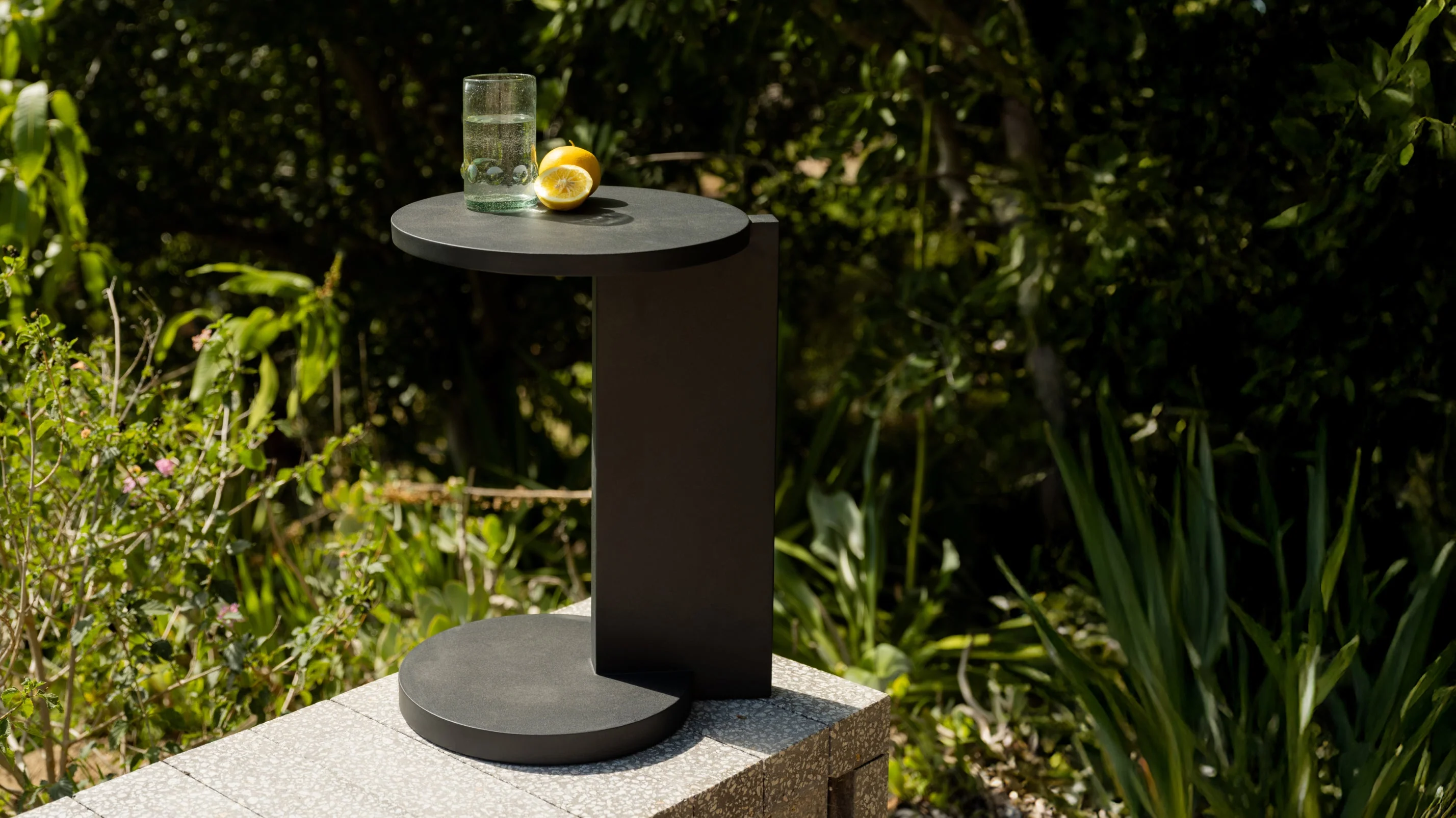 By Your Side Outdoor Table, Black Metal - Image 6
