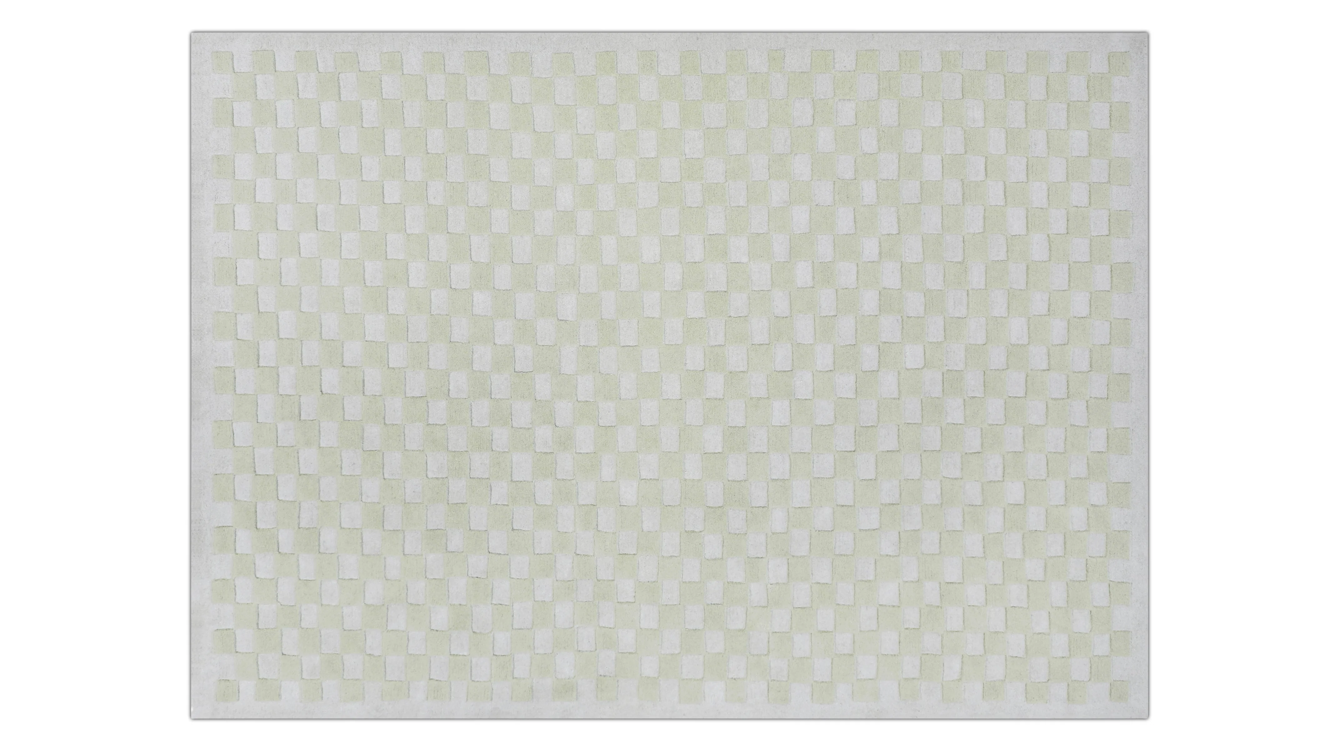 Checkers Rug x Scott Sueme, 8x10, Aloe - Image 2