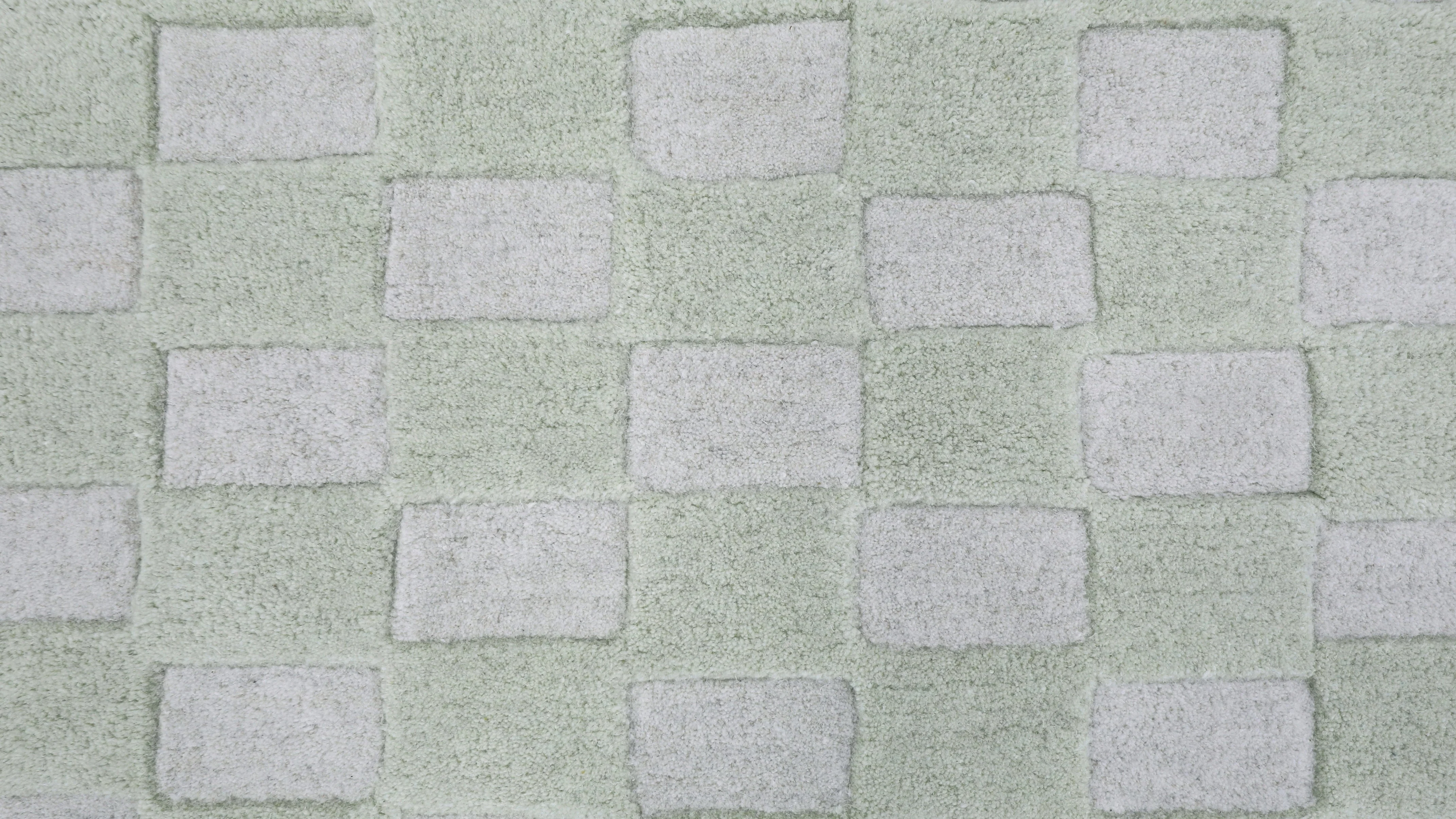 Checkers Rug x Scott Sueme, 8x10, Aloe - Image 3