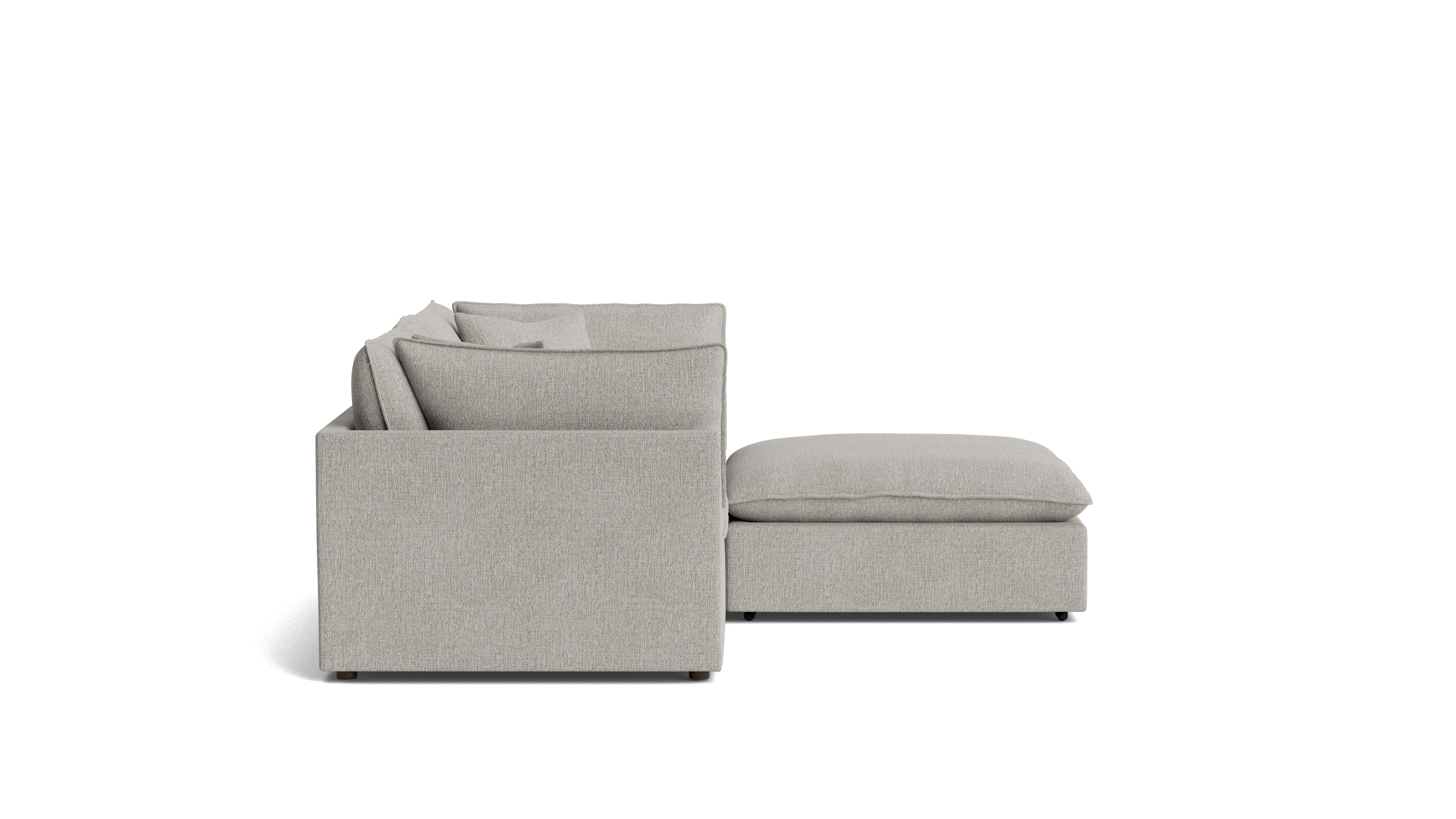 Chill Time 3-Piece Modular Sectional, Heather - Image 4