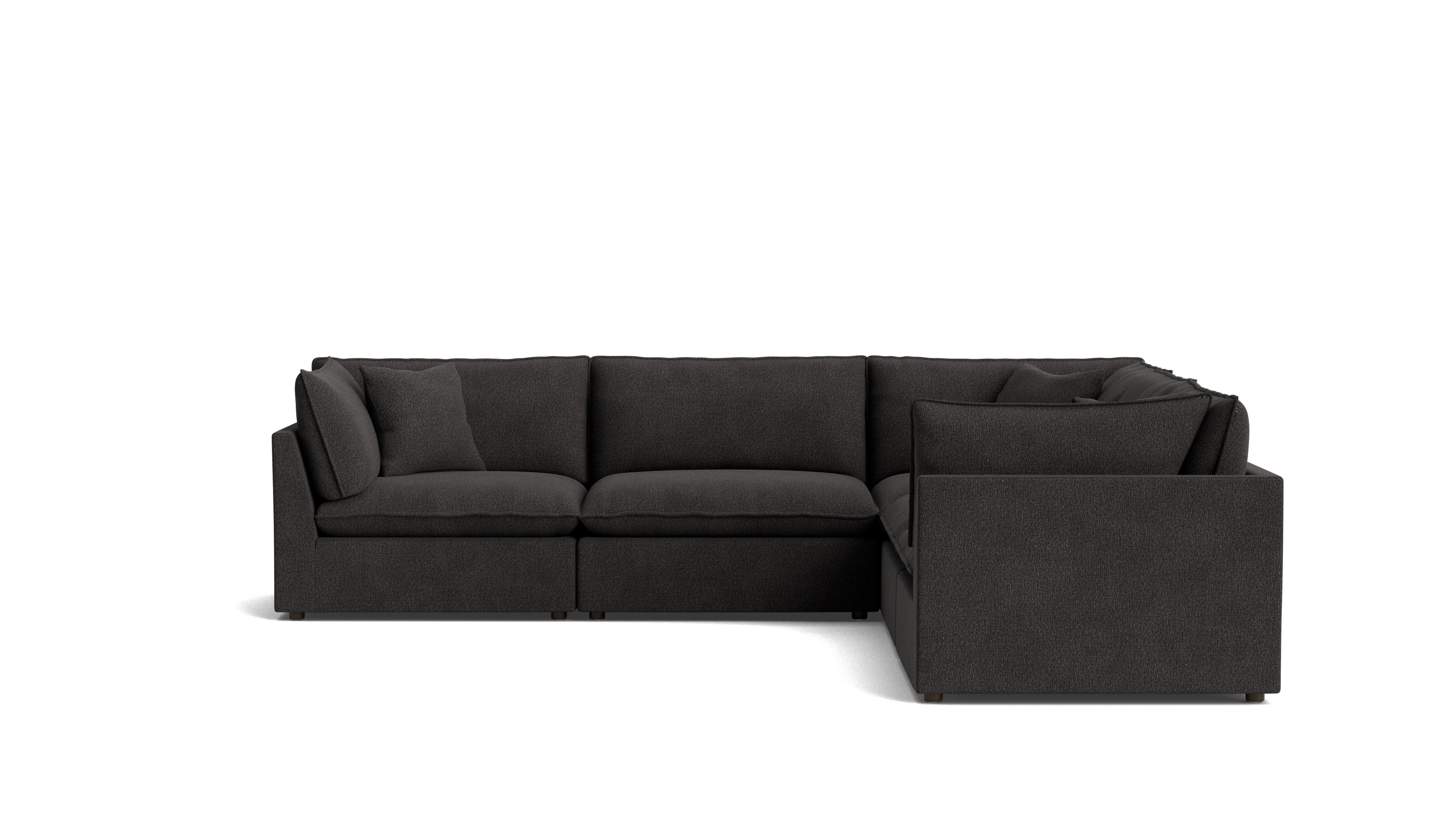 Chill Time 5-Piece Modular Sectional Closed, Dark Shadow - Image 2