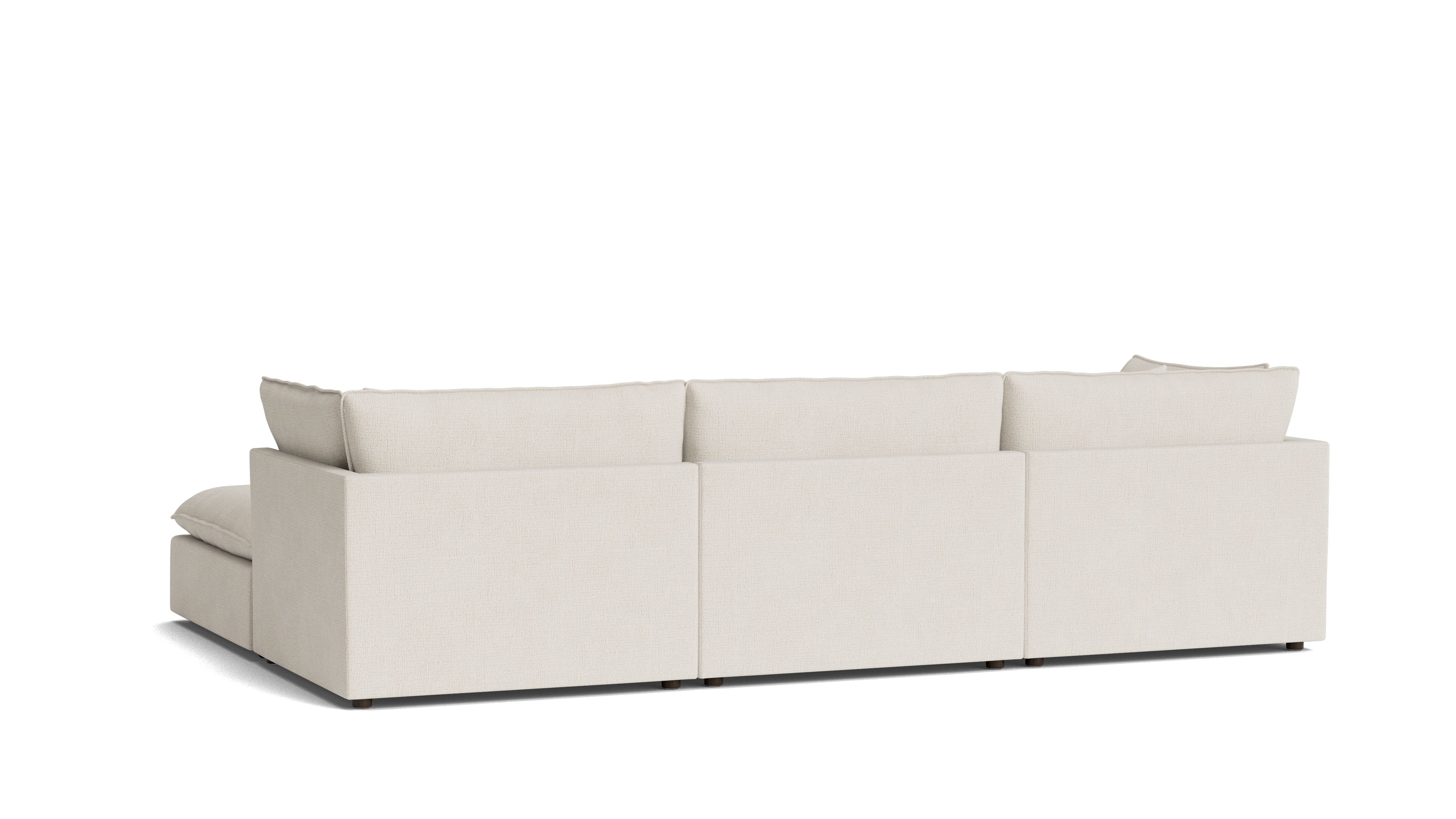 Chill Time 5-Piece Modular U-Shaped Sectional, Birch - Image 5