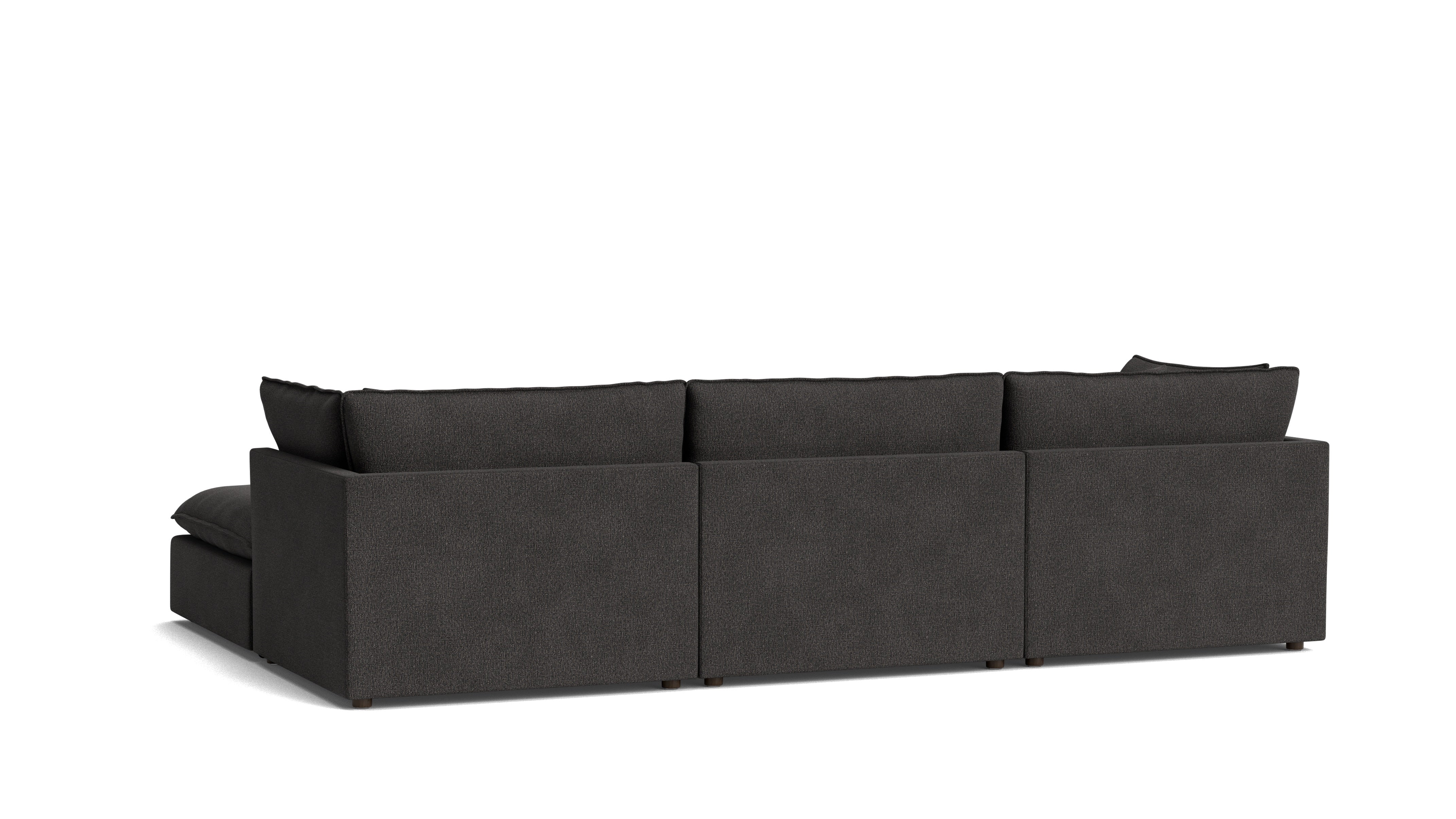 Chill Time 5-Piece Modular U-Shaped Sectional, Dark Shadow - Image 5