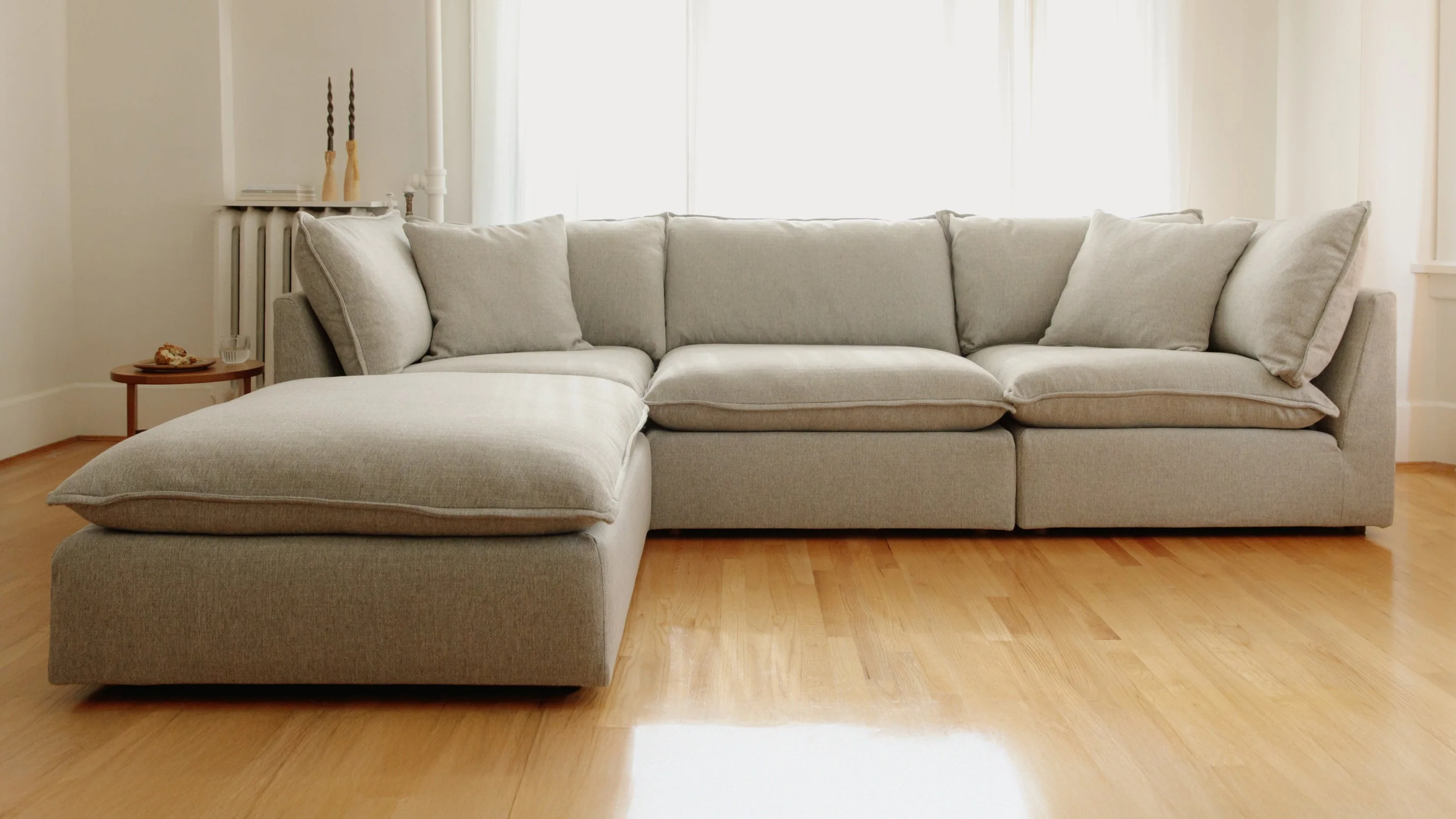 Chill Time 6-Piece Modular U-Shaped Sectional, Heather - Image 6