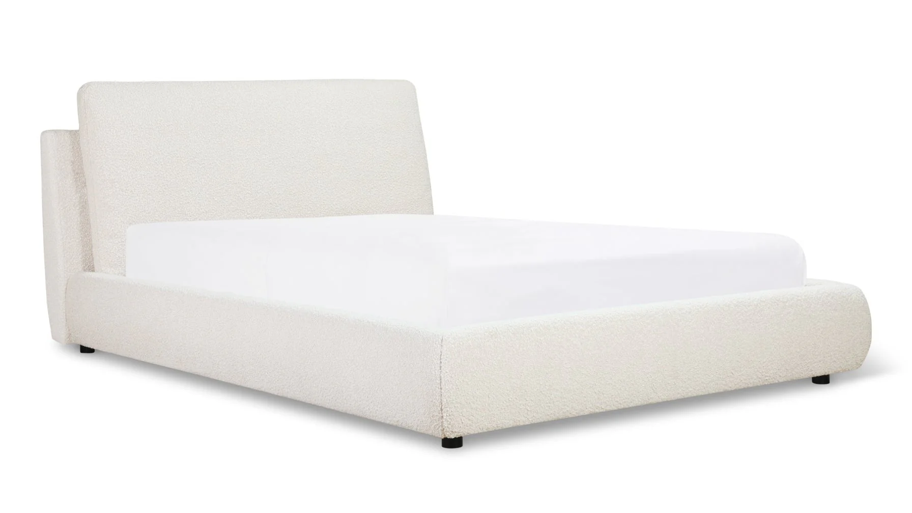 Cloud Bed, Full, Cream Boucle - Image 3