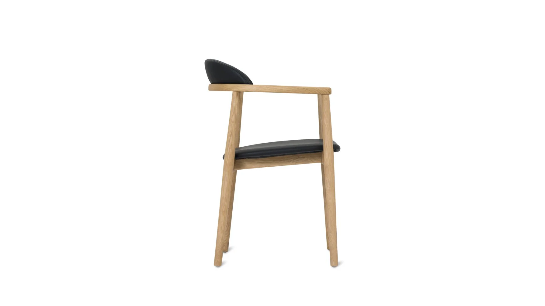 Count On Me Dining Chair, Oak, Black Seat - Image 4