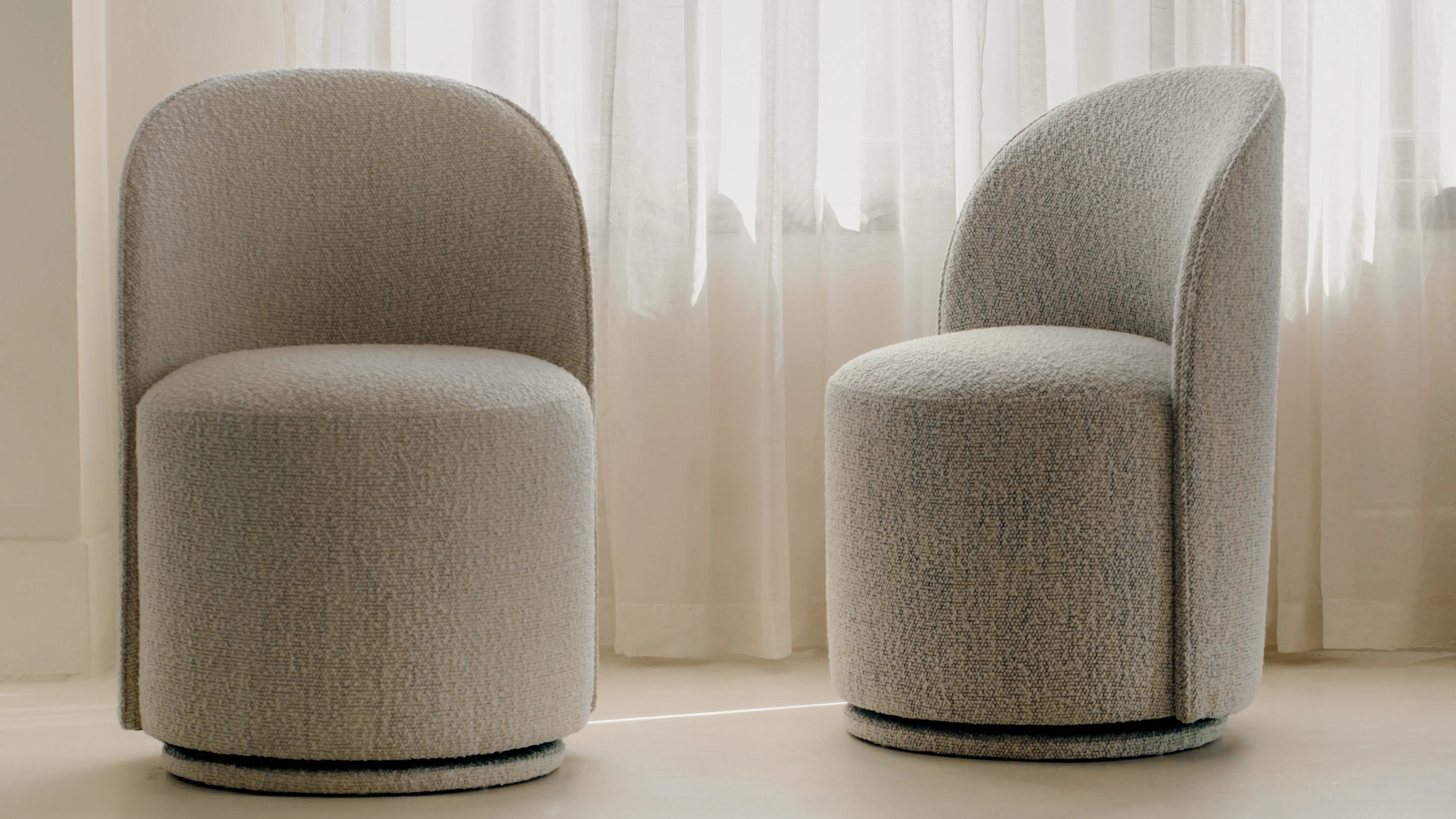 Dialed In Swivel Dining Chair, Sea Pearl - Image 7