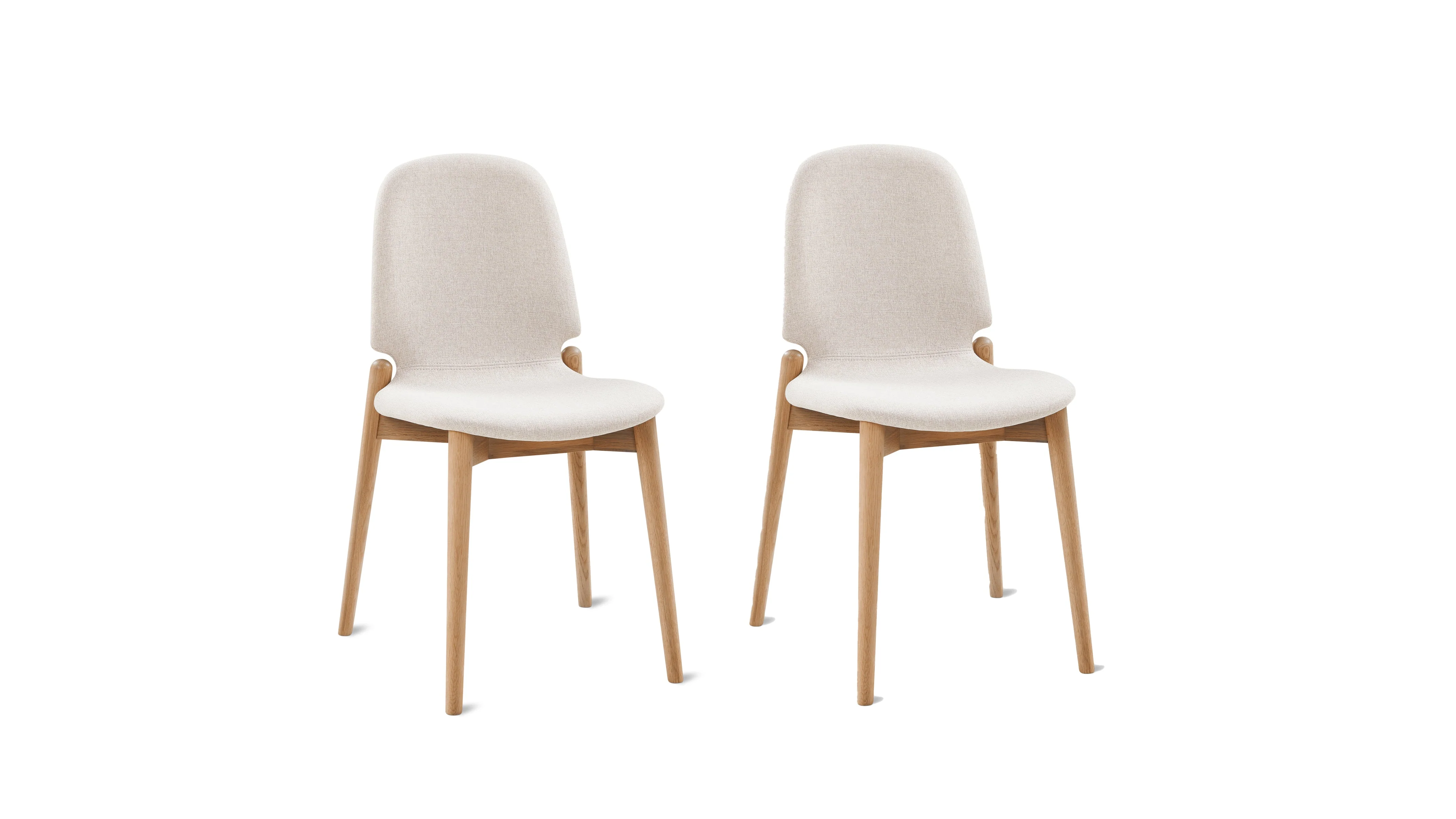 Dine In Dining Chair (Set of Two), Oak/Dune - Image 3