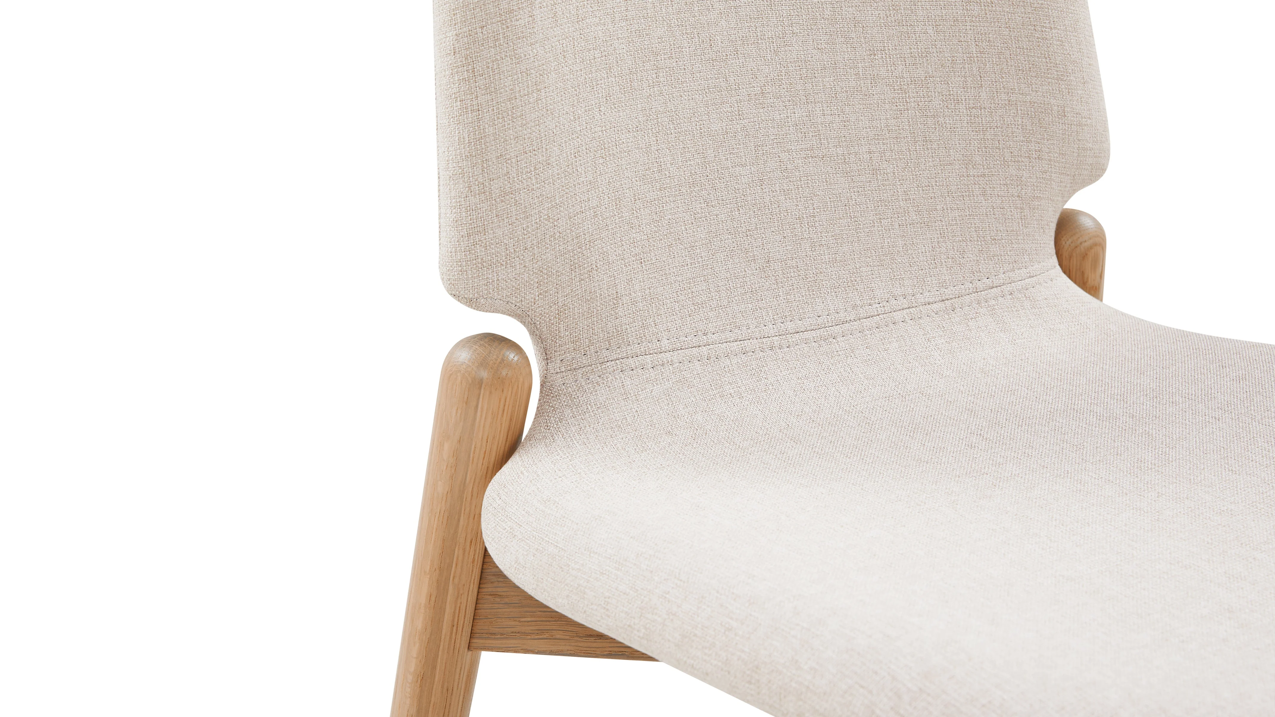 Dine In Dining Chair (Set of Two), Oak/Dune - Image 7