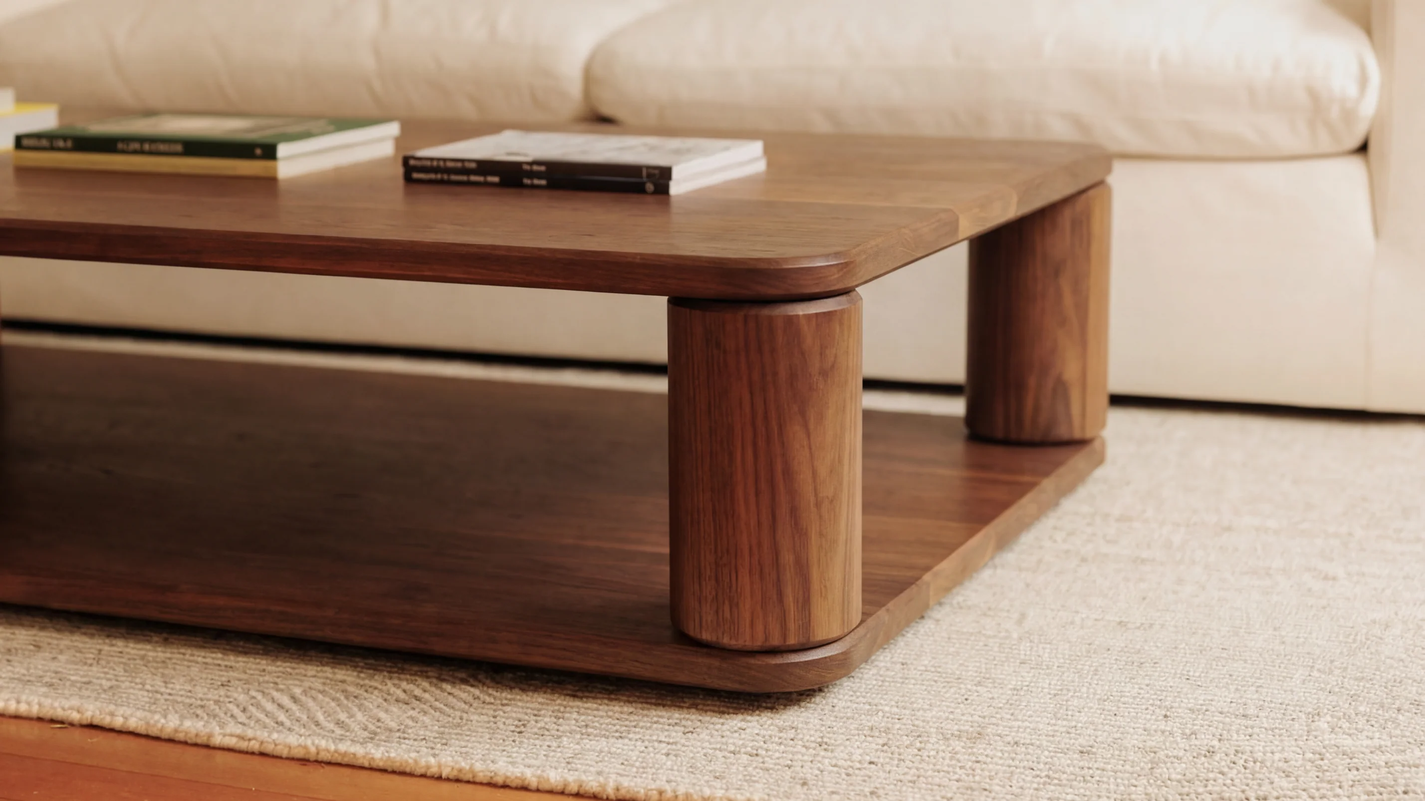 Double Feature Coffee Table, Large, American Walnut - Image 8