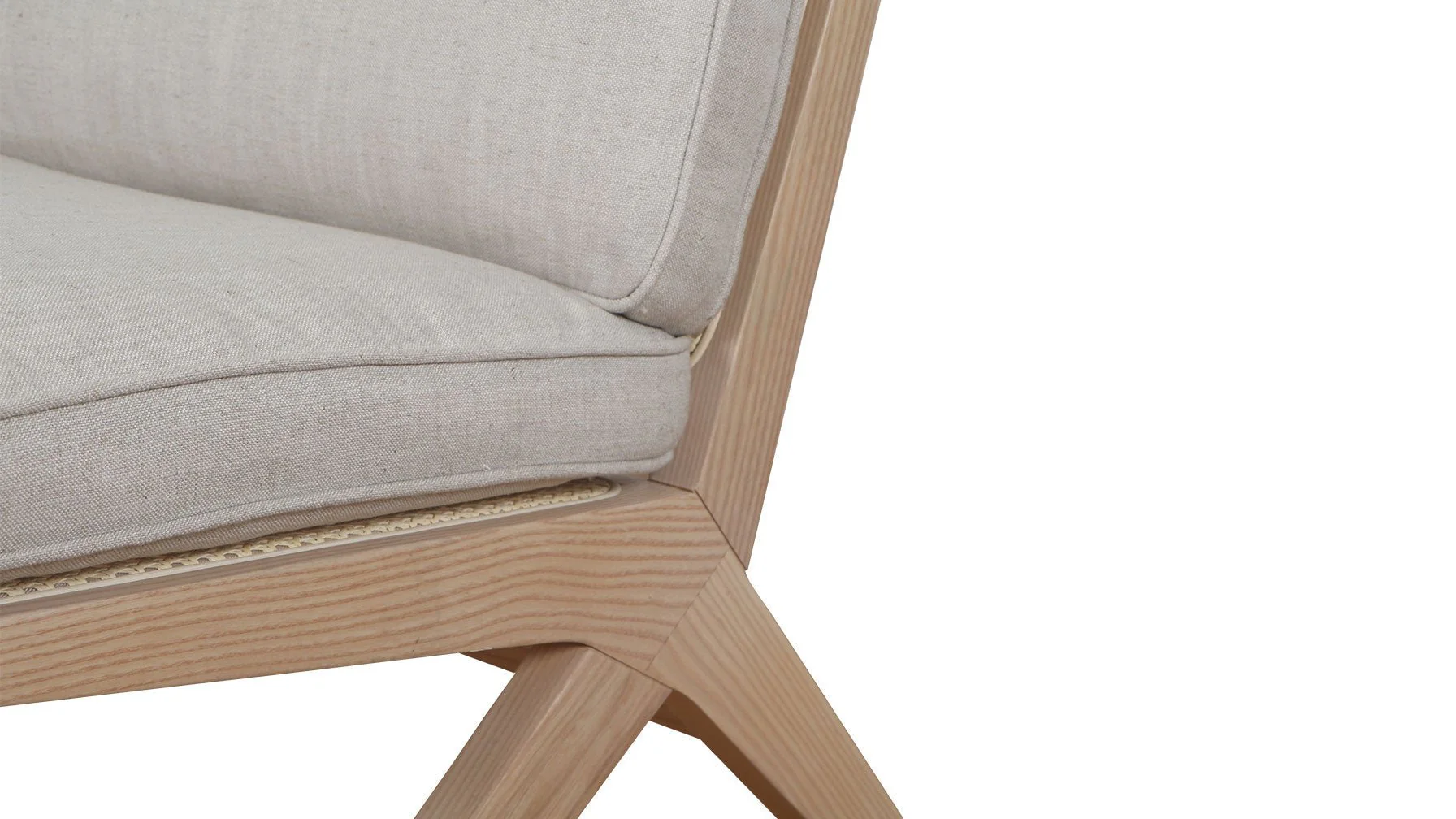Endless Summer Lounge Chair with Cushion, Ash/Natural - Image 11