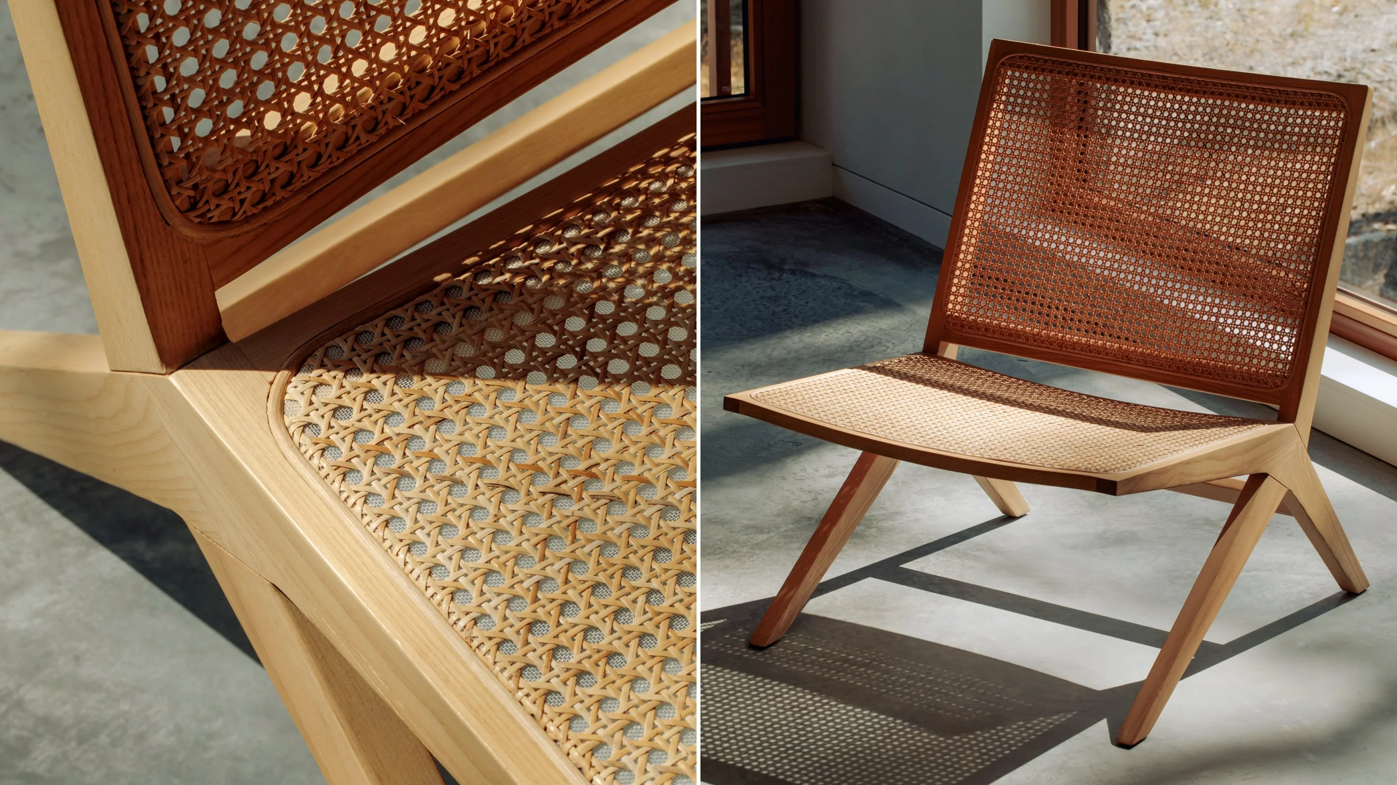 Endless Summer Lounge Chair, Natural Cane/Ash - Image 4