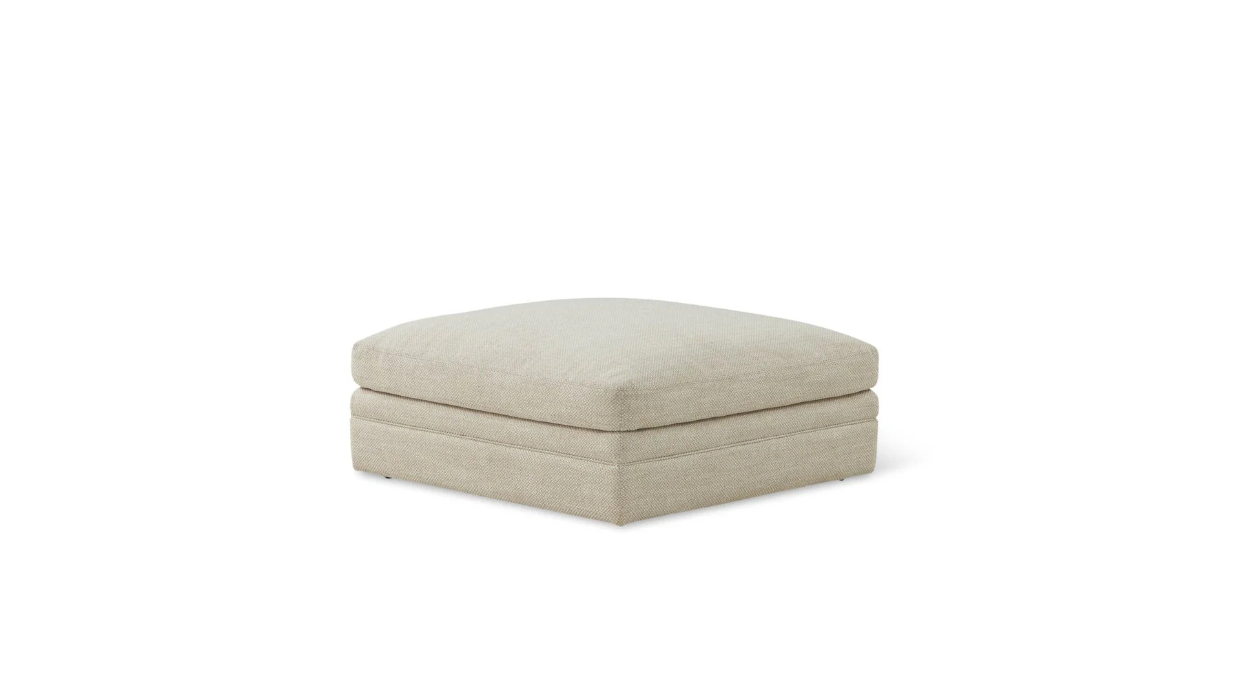 Feel Good Ottoman, Oyster - Image 3