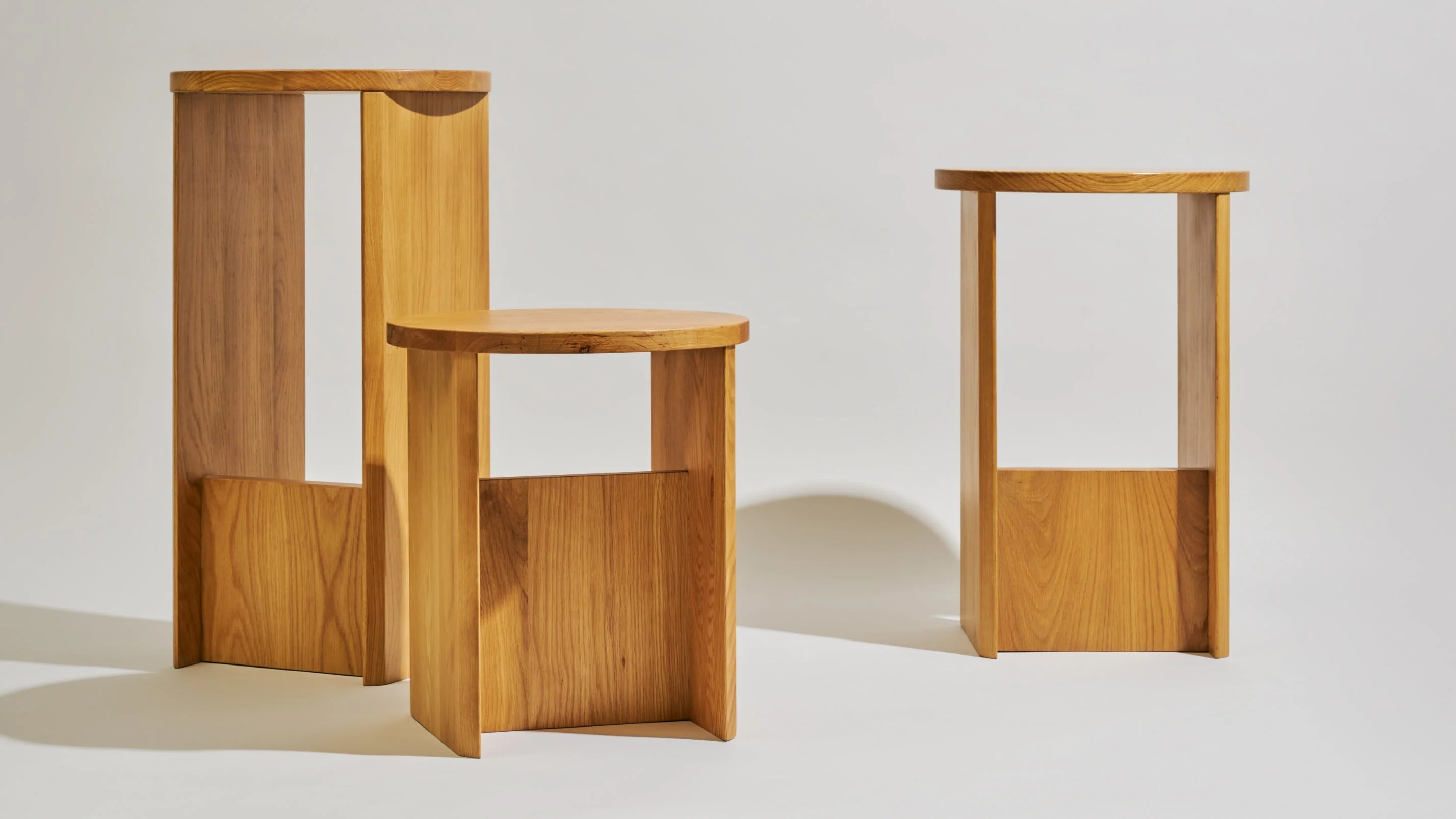 Field Stool, Counter, Oak - Image 3