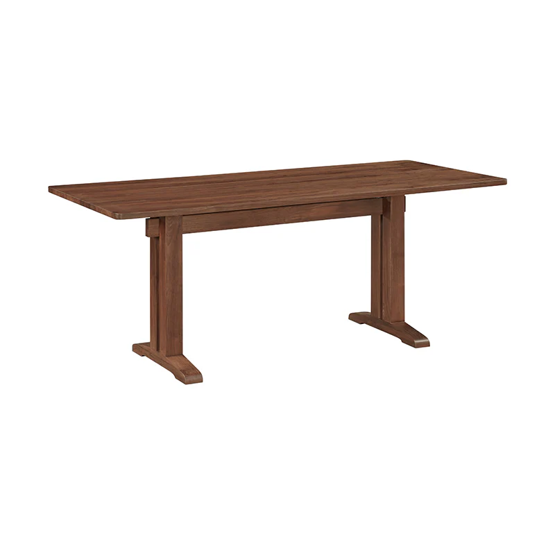 Flight Dining Table, Seats 6-8, Brushed American Walnut