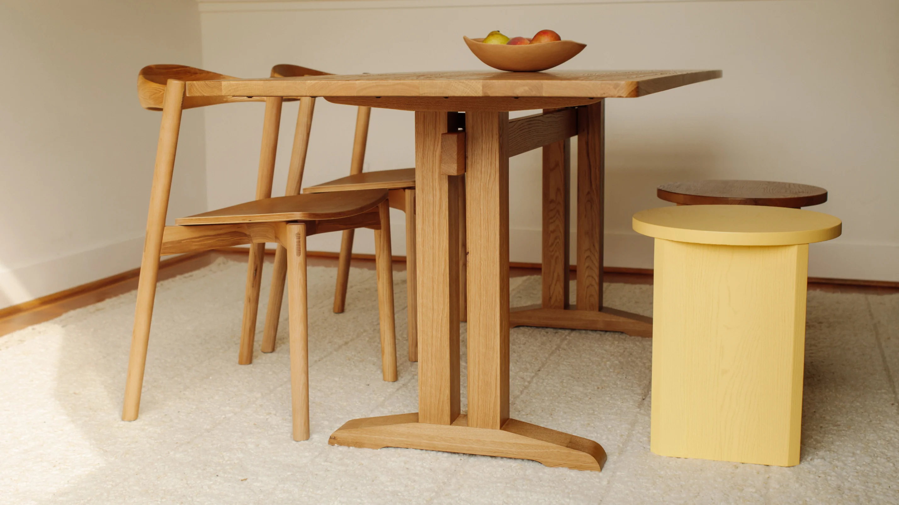 Flight Dining Table, Seats 6-8, Brushed Oak - Image 4