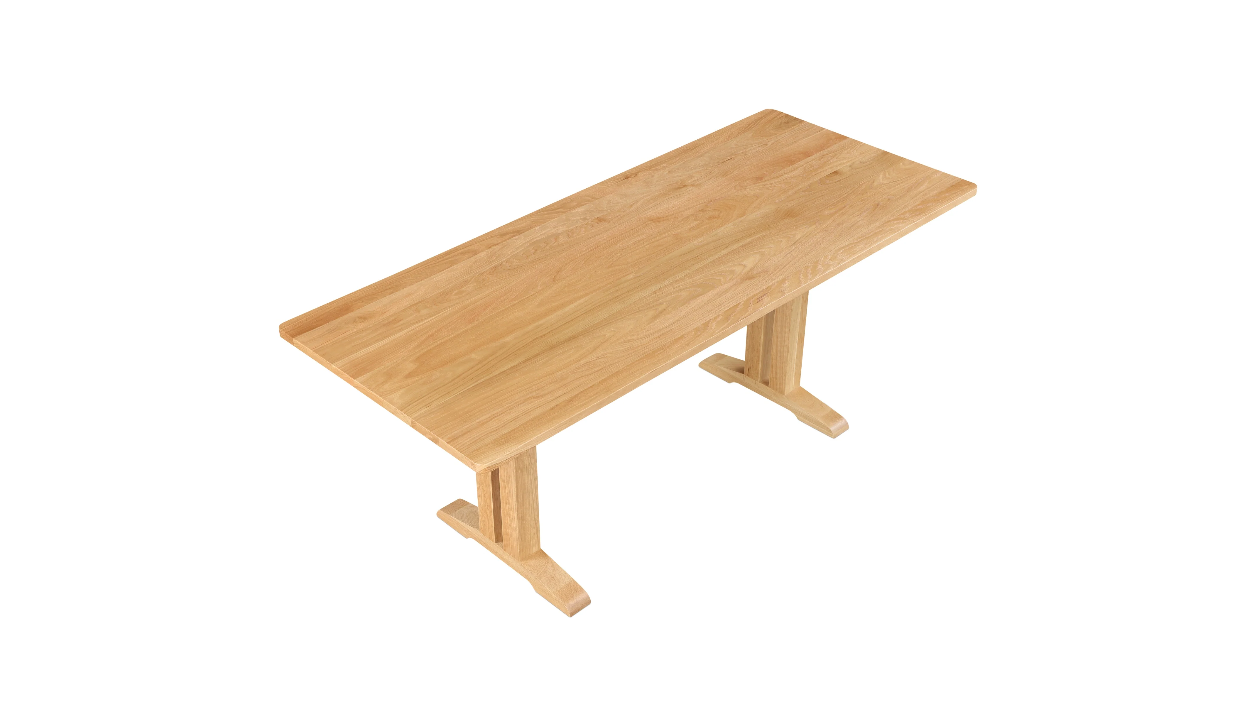 Flight Dining Table, Seats 6-8, Brushed Oak - Image 9