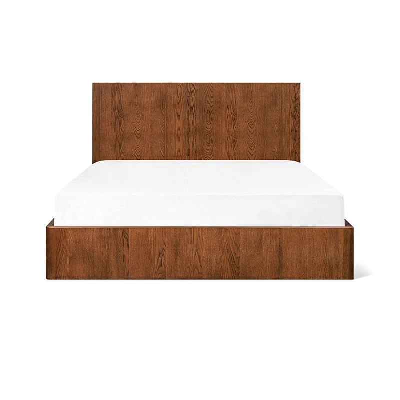 Form Storage Bed, King, Stained Walnut