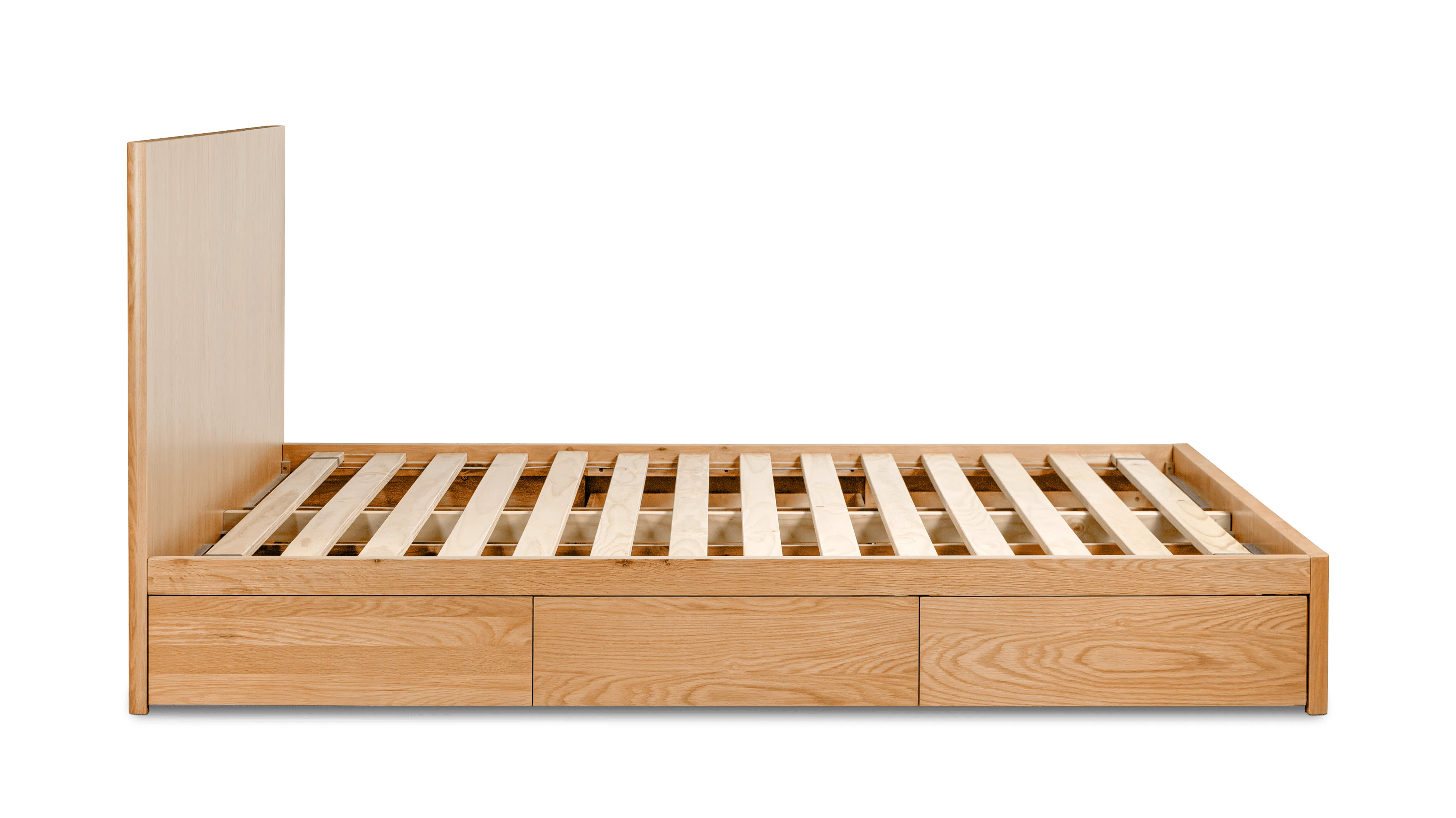 Form Storage Bed, Queen, White Oak - Image 8