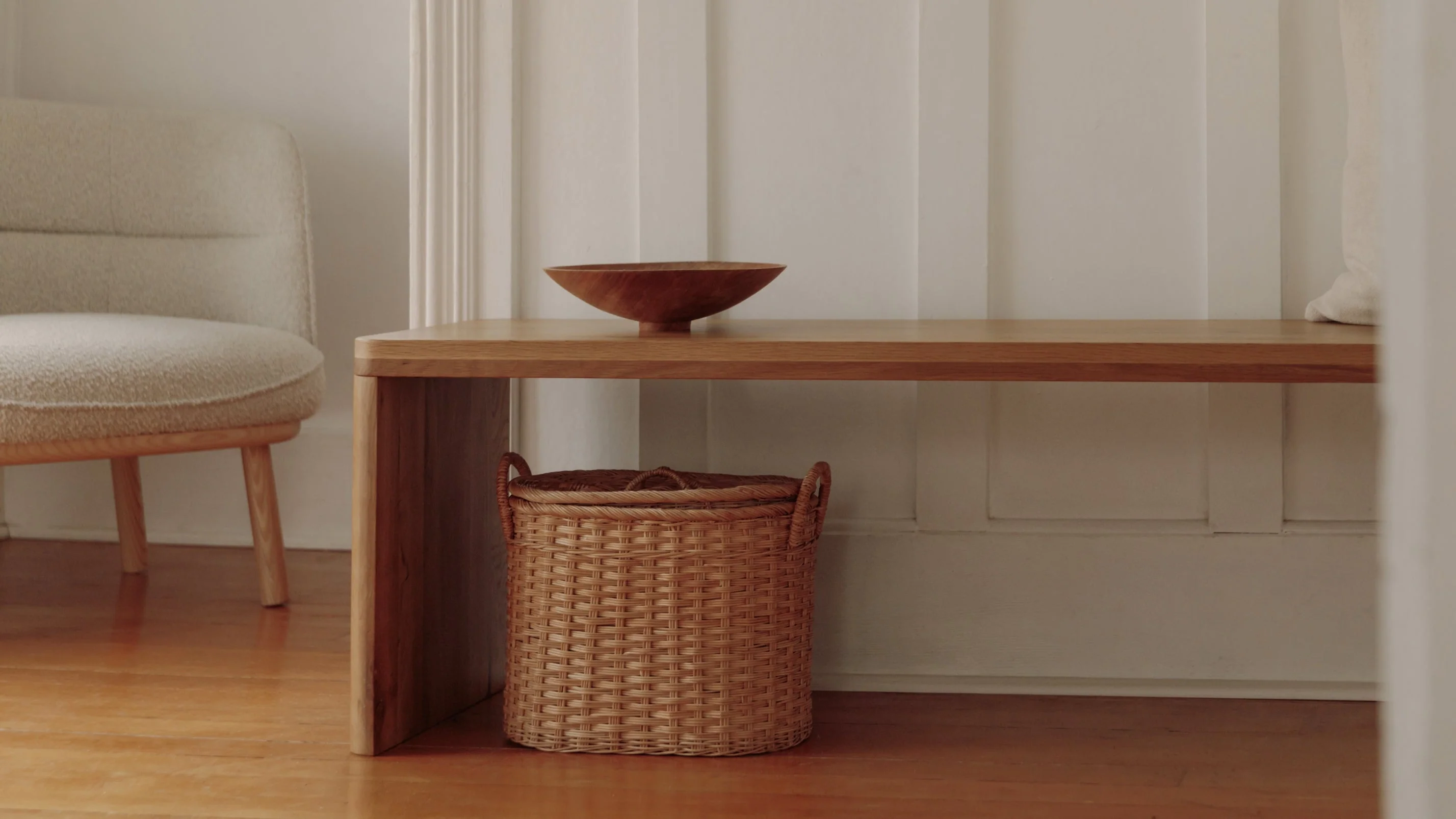 Form Bench, Seats 2, Oak - Image 3