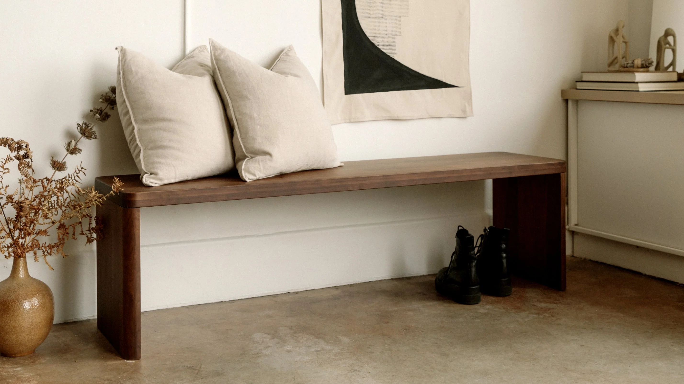 Form Bench, Seats 3, American Walnut - Image 3