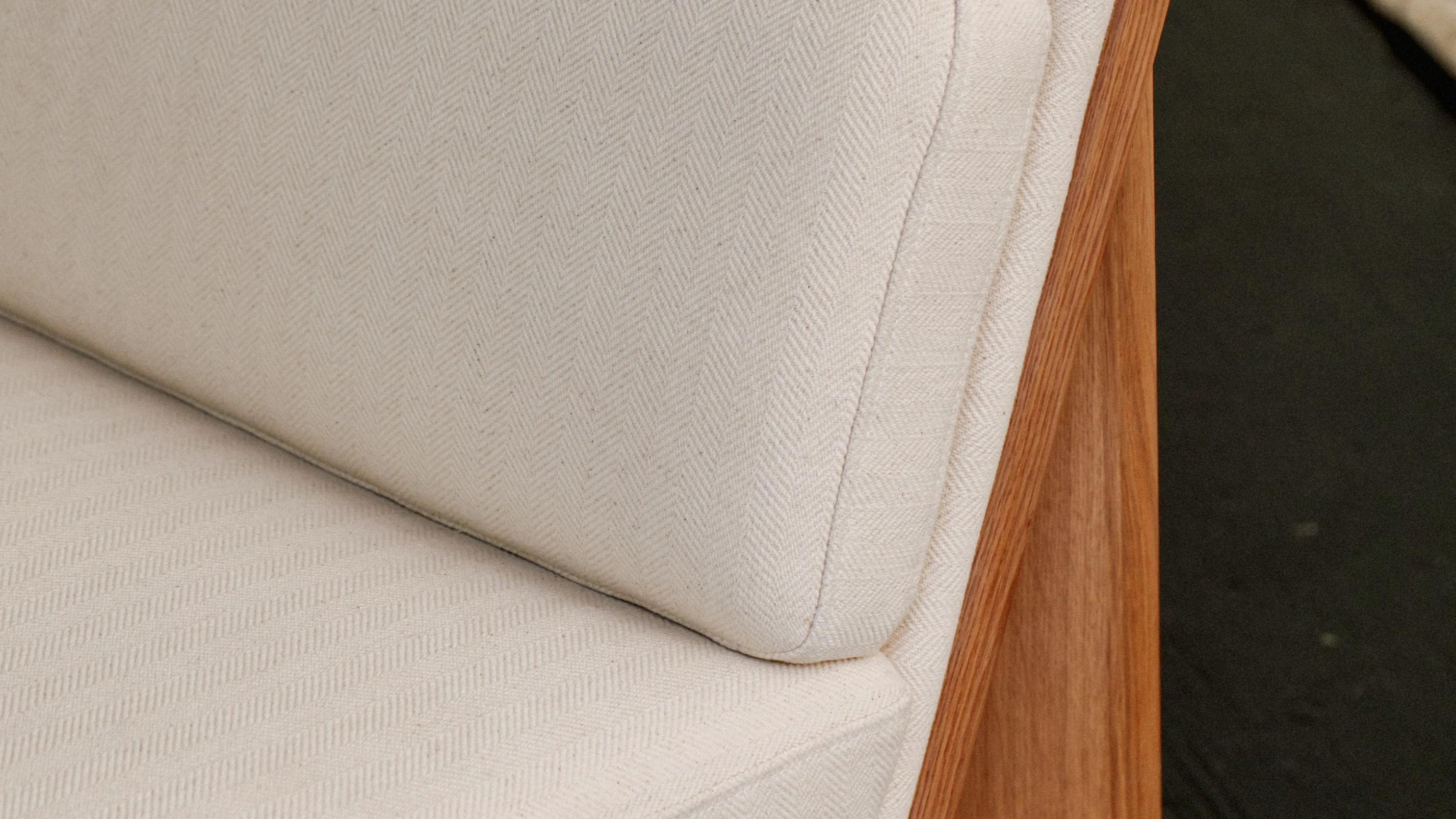 Frame Lounge Chair, Oak, Herringbone - Image 8