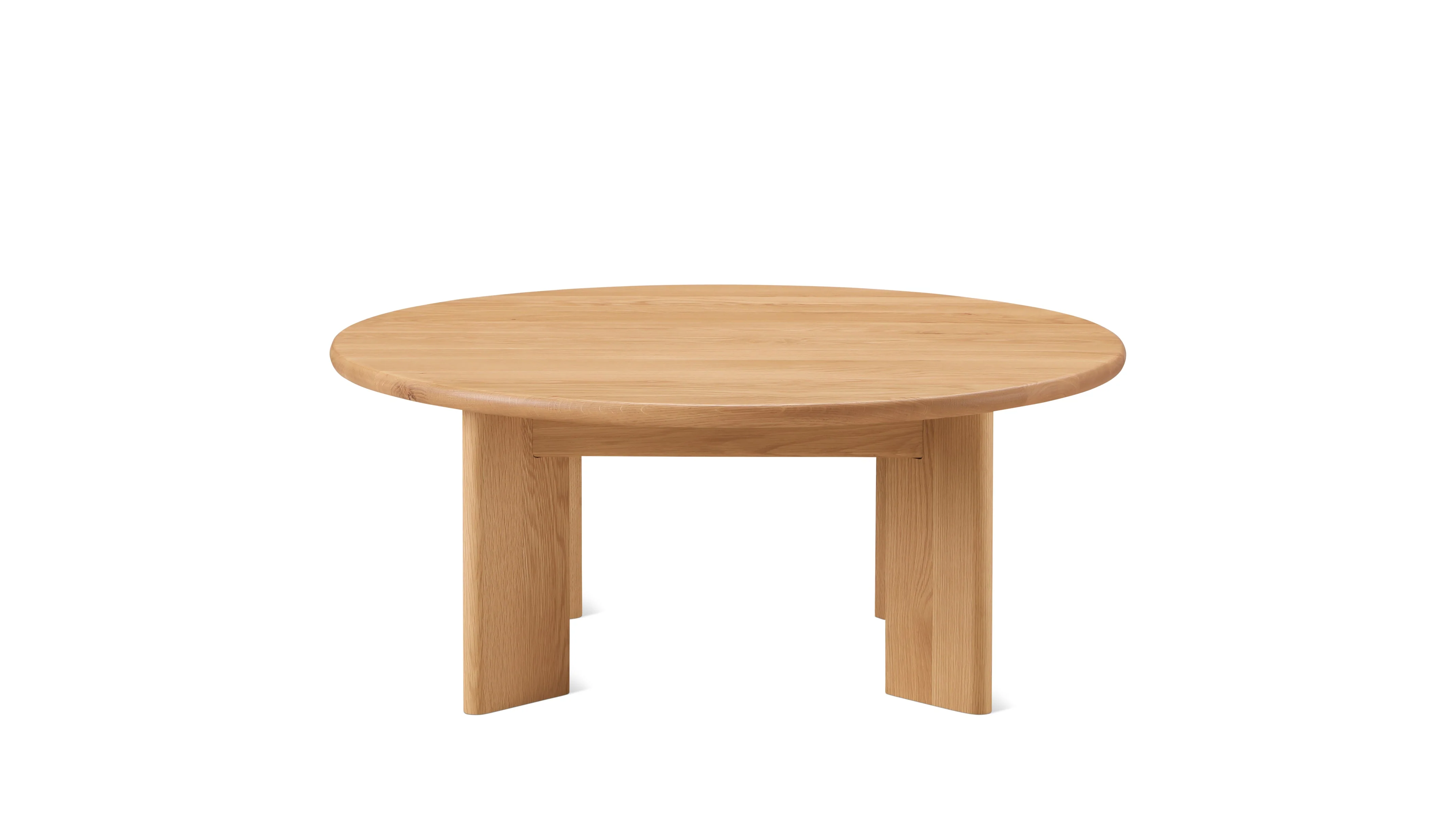 Frame Round Coffee Table, Regular, Oak - Image 5