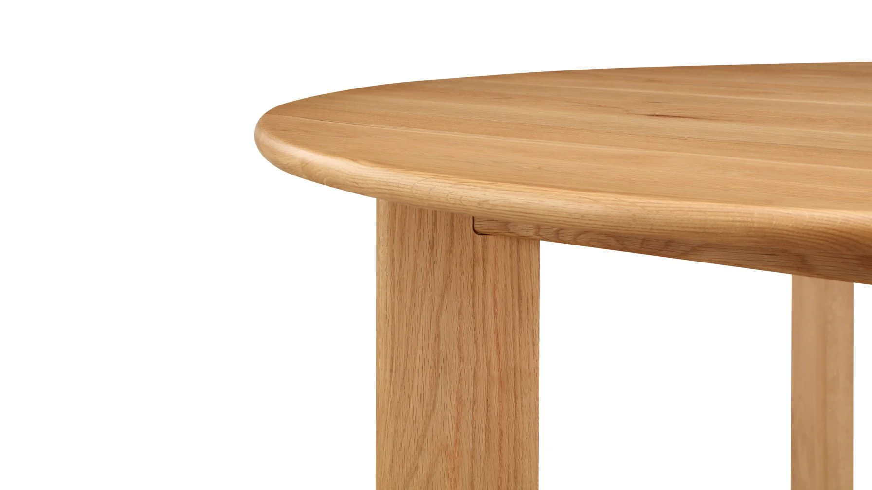 Frame Round Dining Table, Seats 4-5 People, Oak - Image 8
