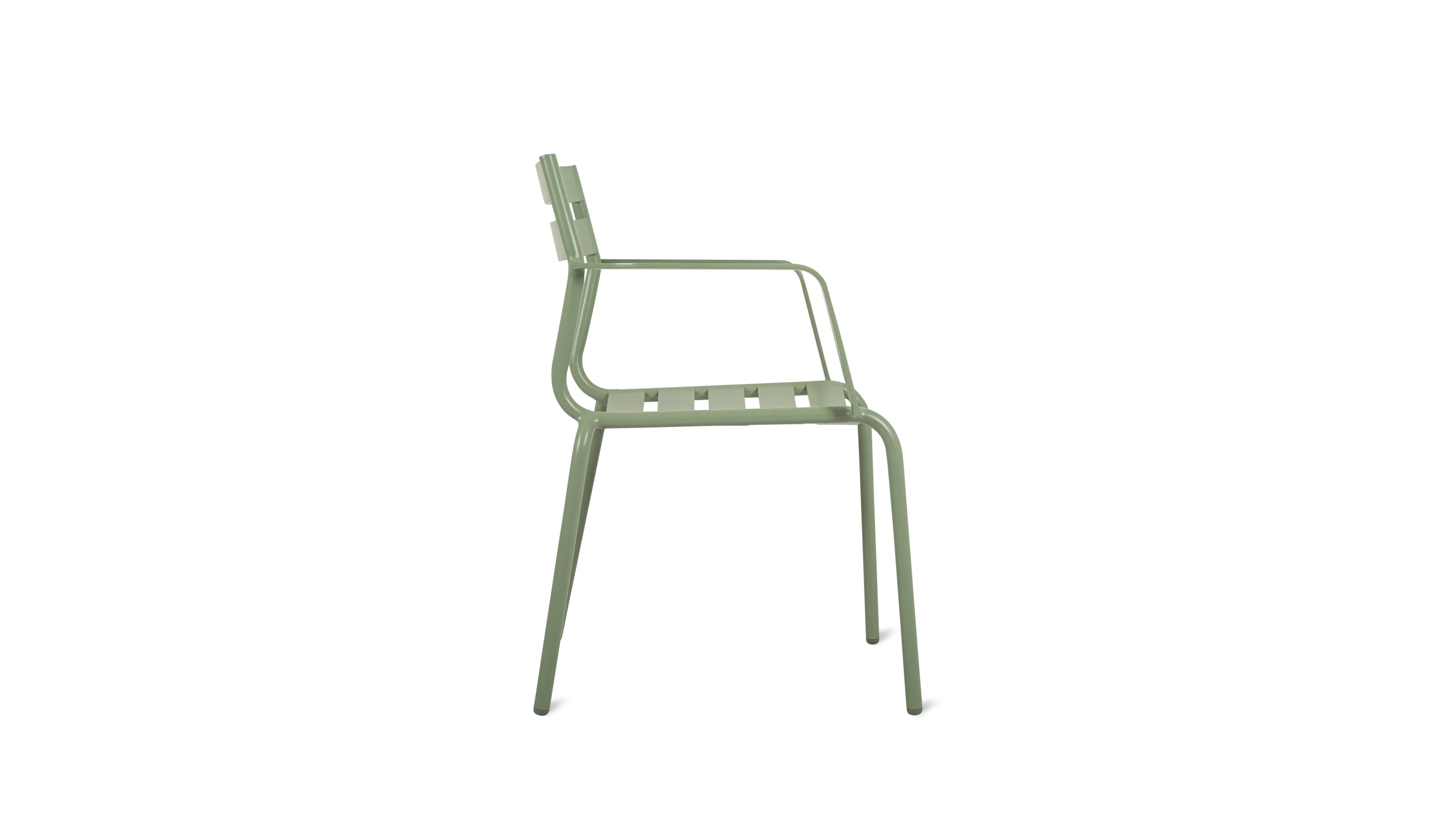 Garden Party Outdoor Dining Chair (Set of Two), Sage - Image 4