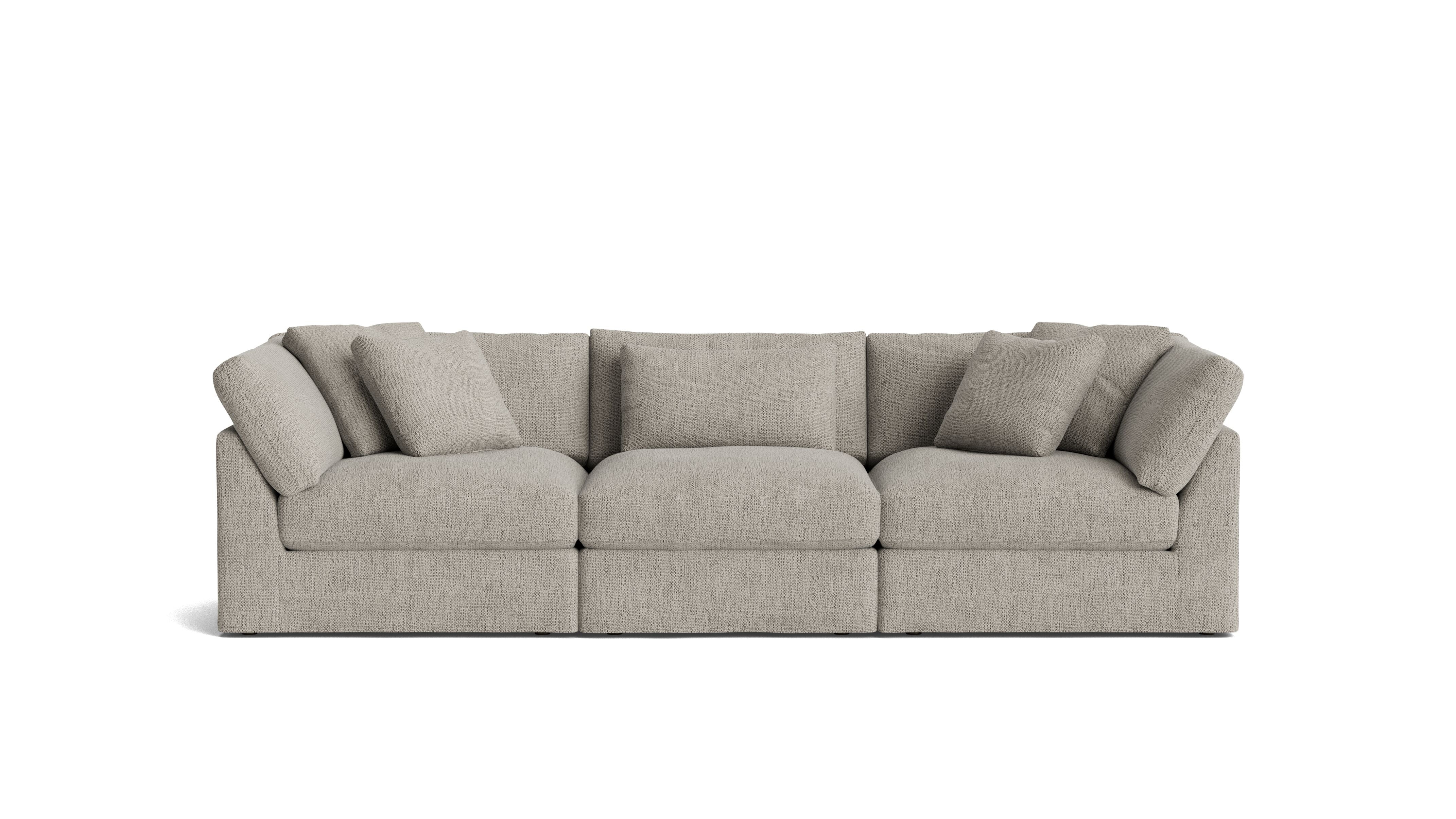 Get Together™ 3-Piece Modular Sofa, Large, Oatmeal - Image 2