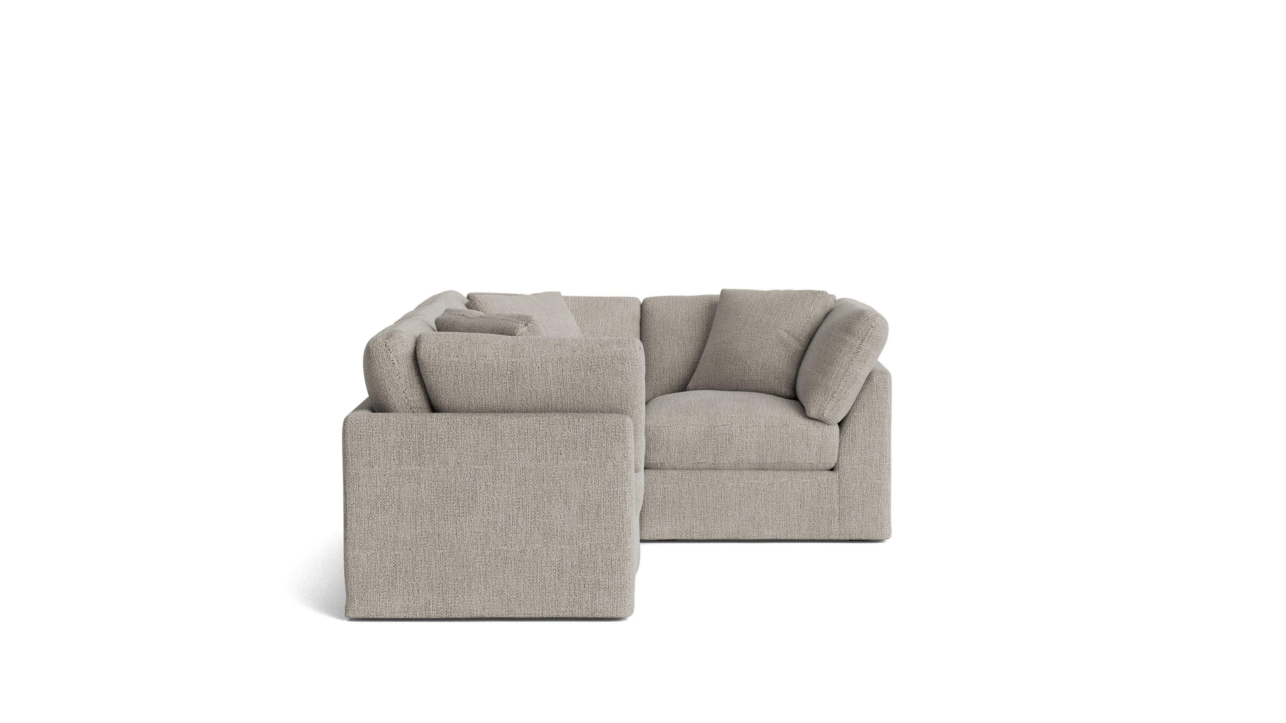 Get Together™ 4-Piece Modular Sectional Closed, Standard, Oatmeal - Image 4