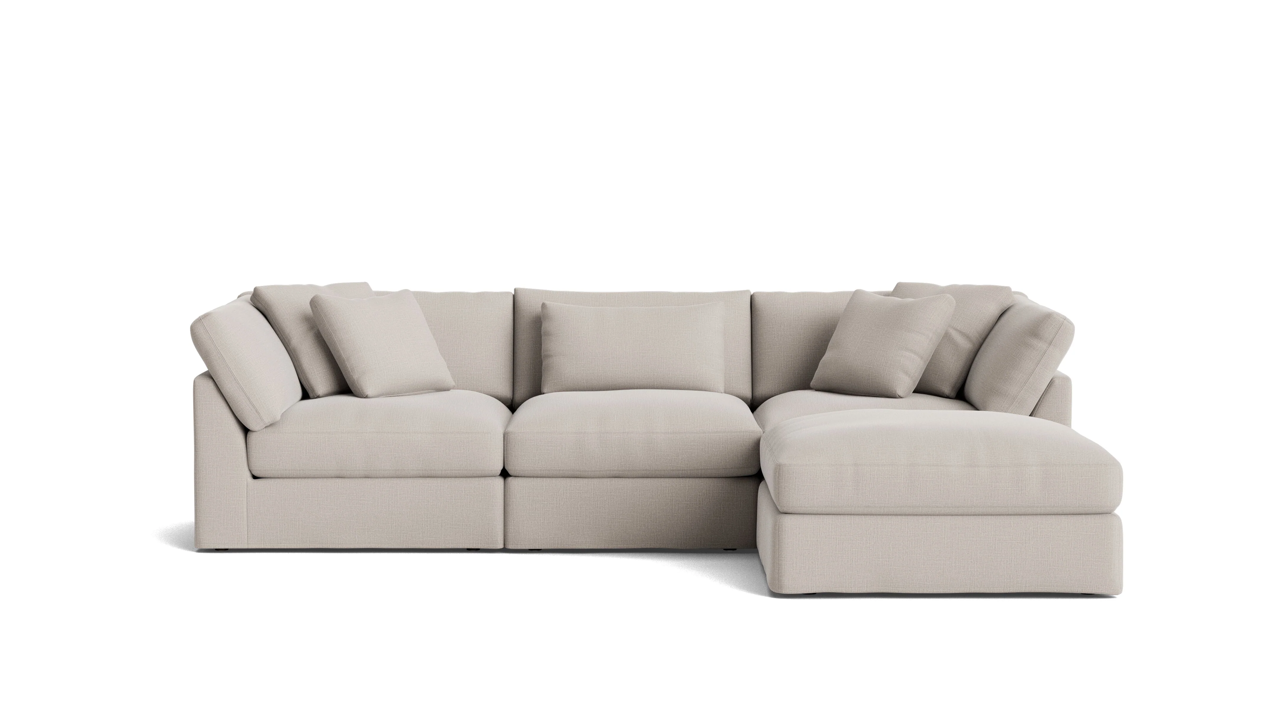 Get Together™ 4-Piece Modular Sectional, Large, Clay - Image 2