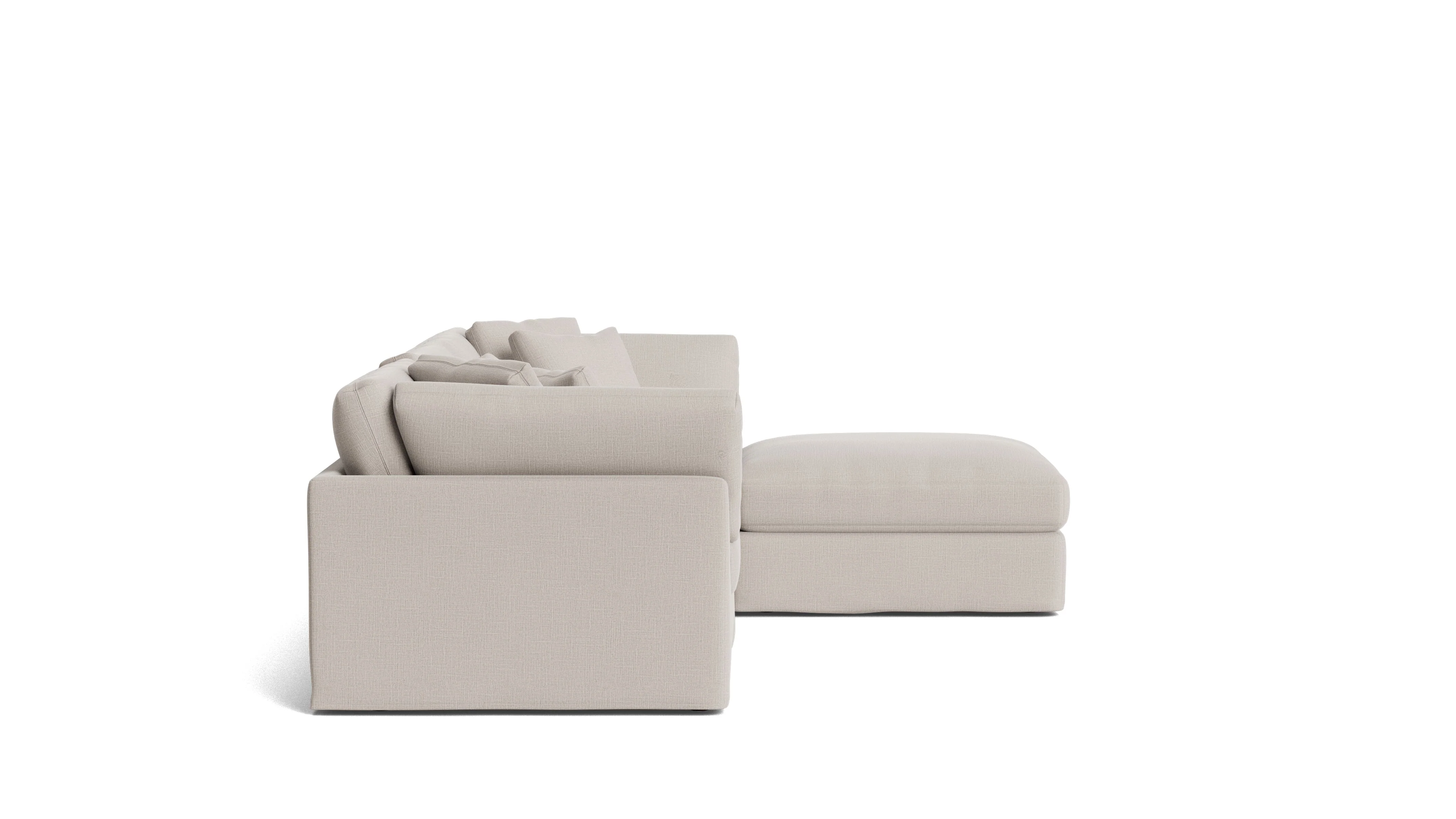 Get Together™ 4-Piece Modular Sectional, Large, Clay - Image 4