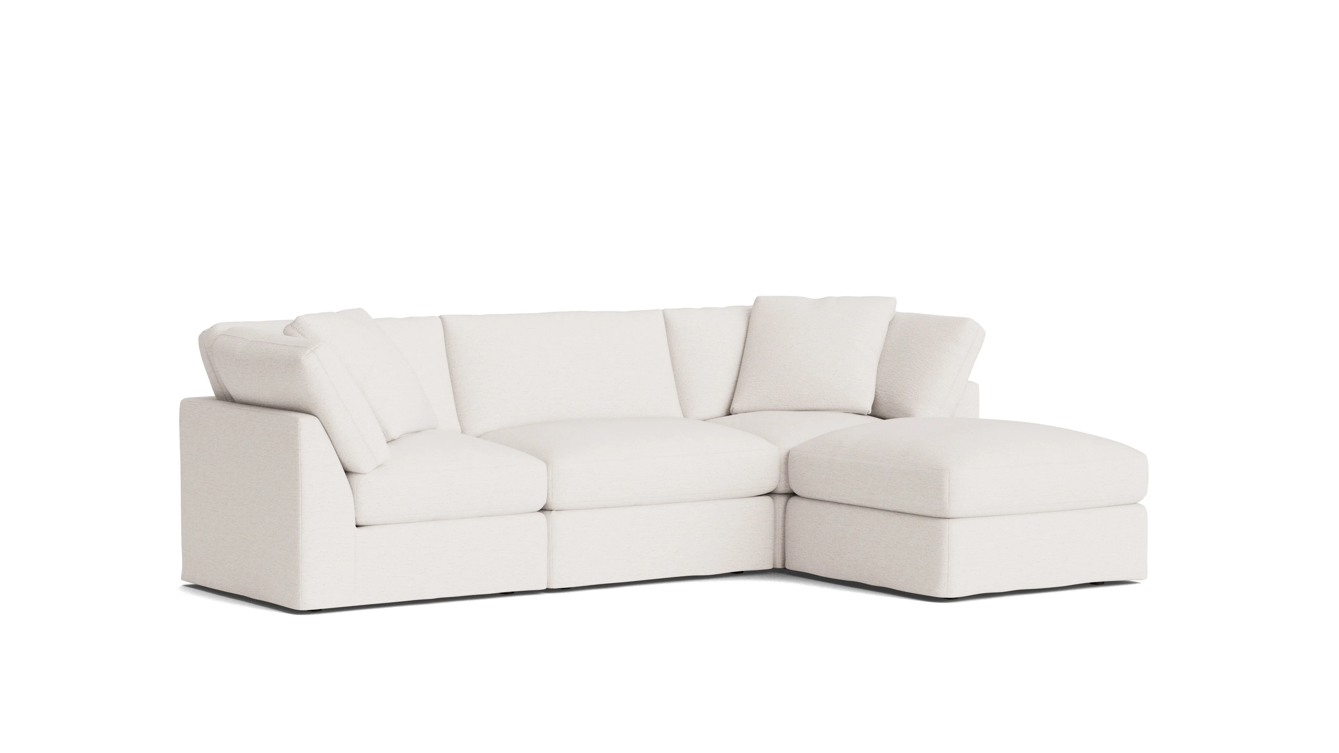 Get Together™ 4-Piece Modular Sectional, Standard, Nomad Snow - Image 3