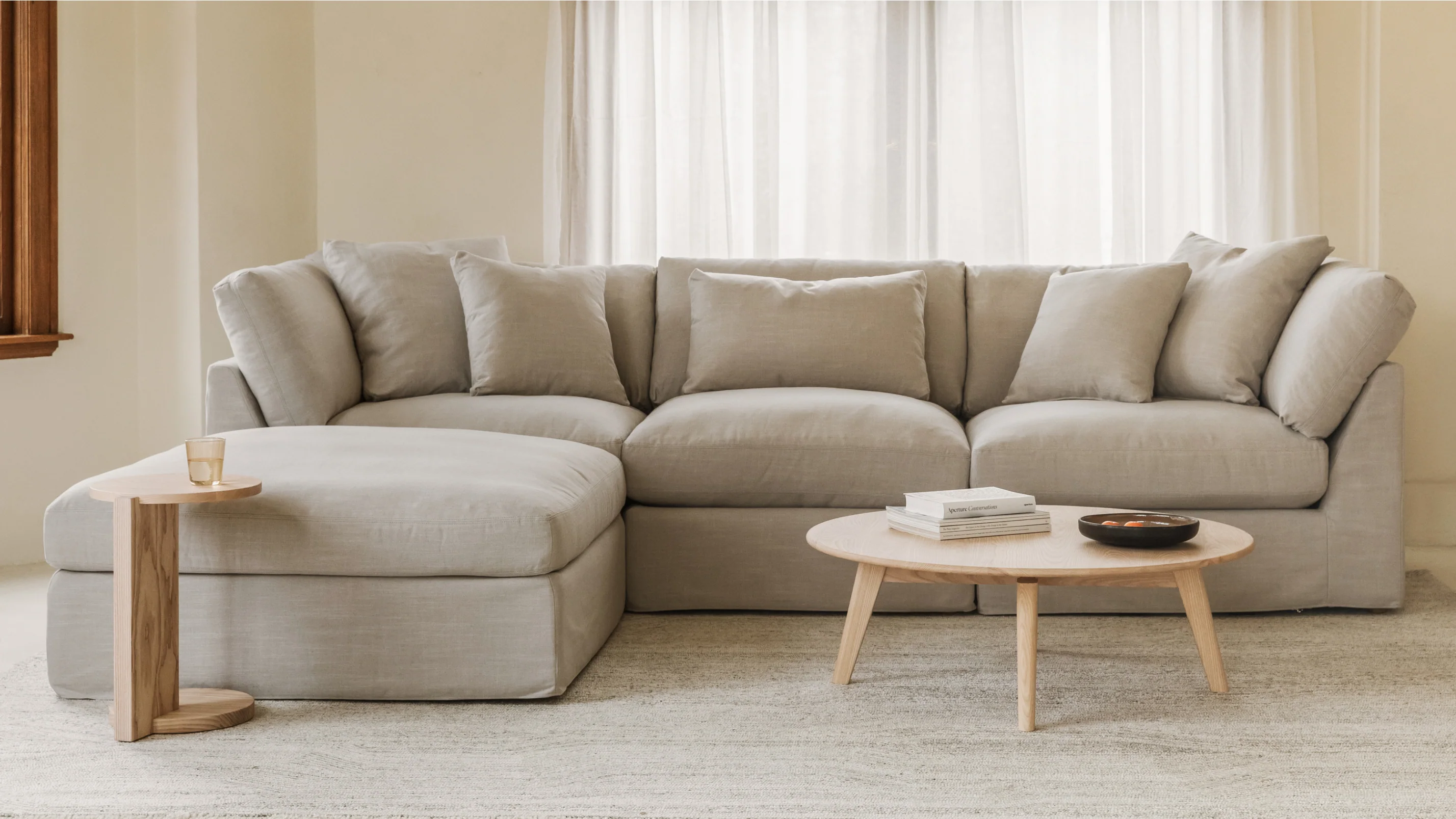 Get Together™ 5-Piece Modular Sectional Closed, Large, Clay - Image 8