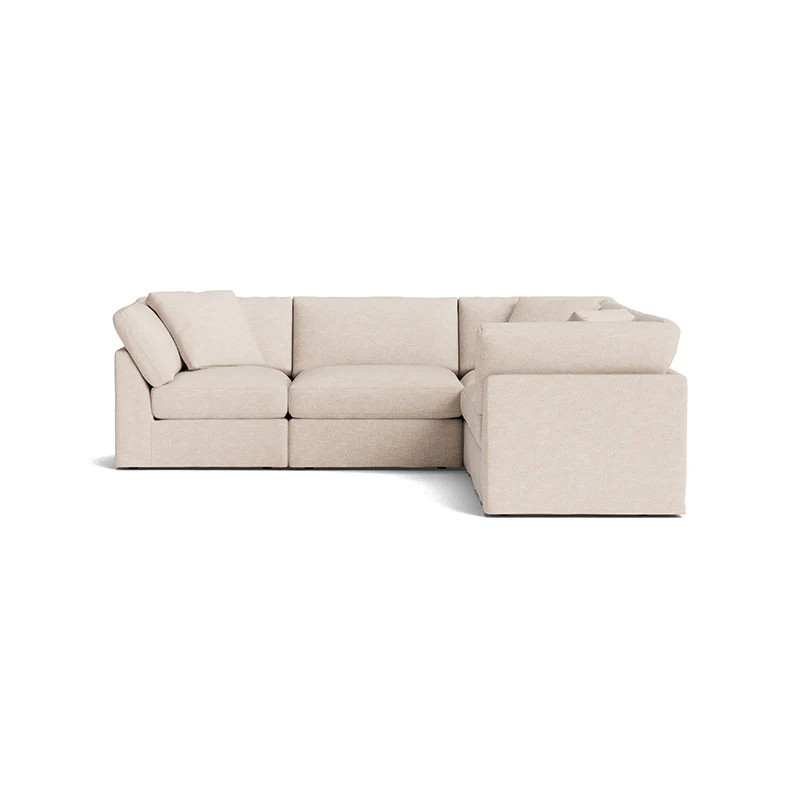 Get Together™ 5-Piece Modular Sectional Closed, Standard, Sunbeam