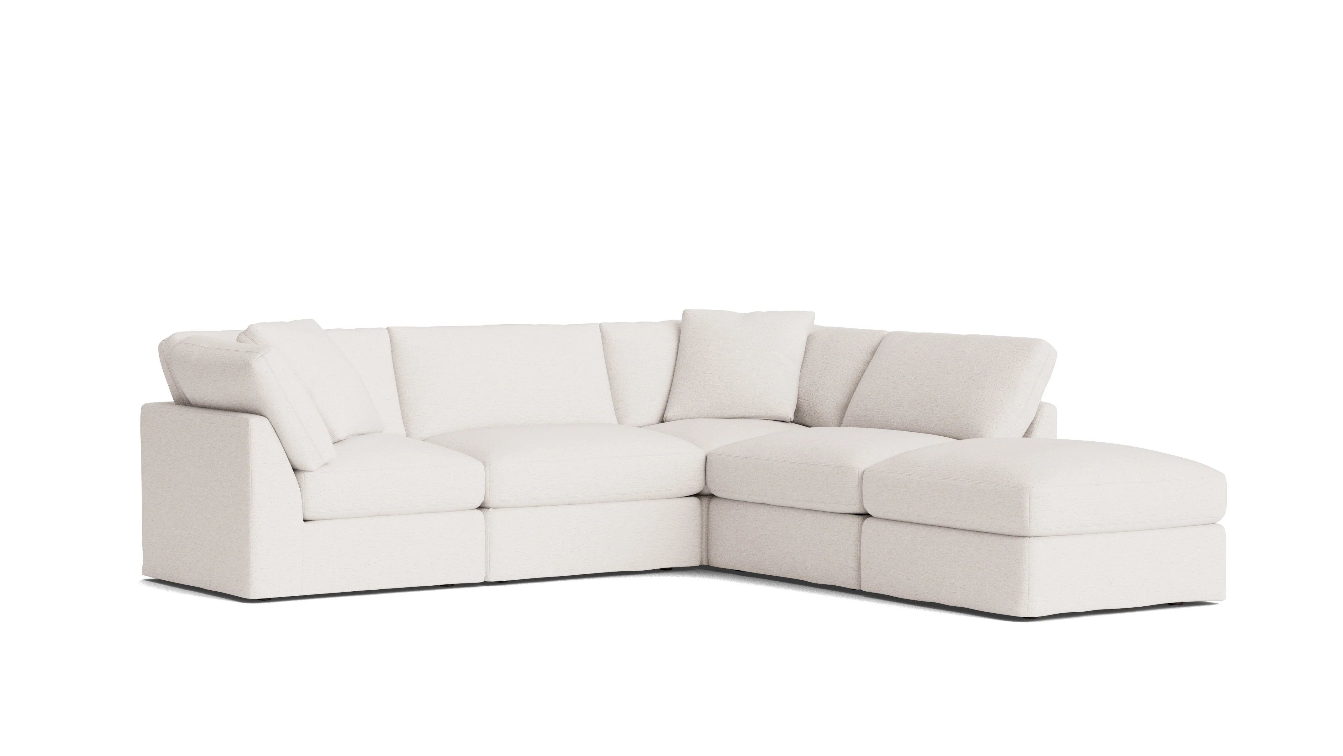 Get Together™ 5-Piece Modular Sectional, Standard, Nomad Snow - Image 3