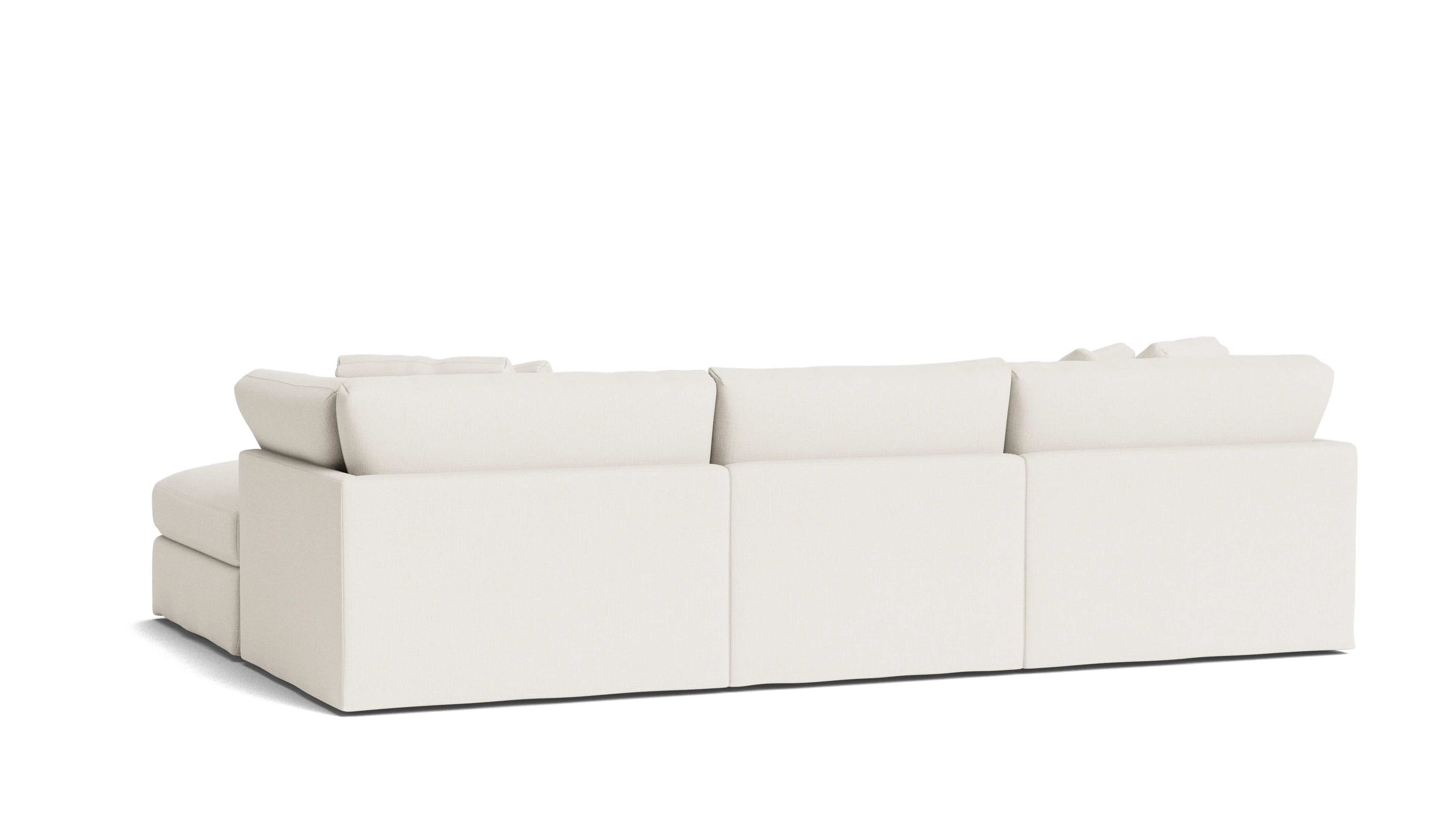 Get Together™ 5-Piece Modular U-Shaped Sectional, Large, Cream Linen - Image 5