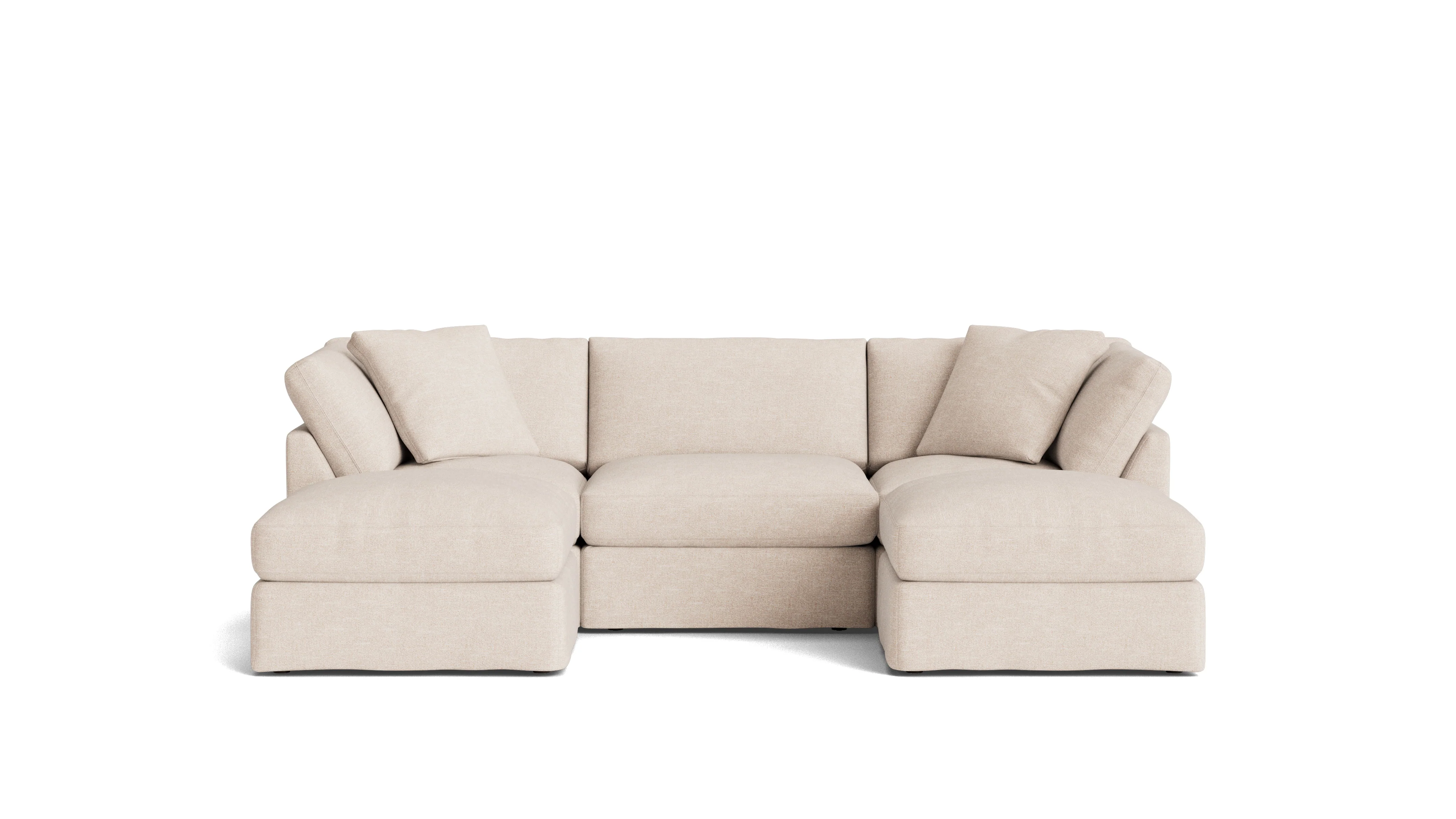 Get Together™ 5-Piece Modular U-Shaped Sectional, Standard, Sunbeam - Image 2