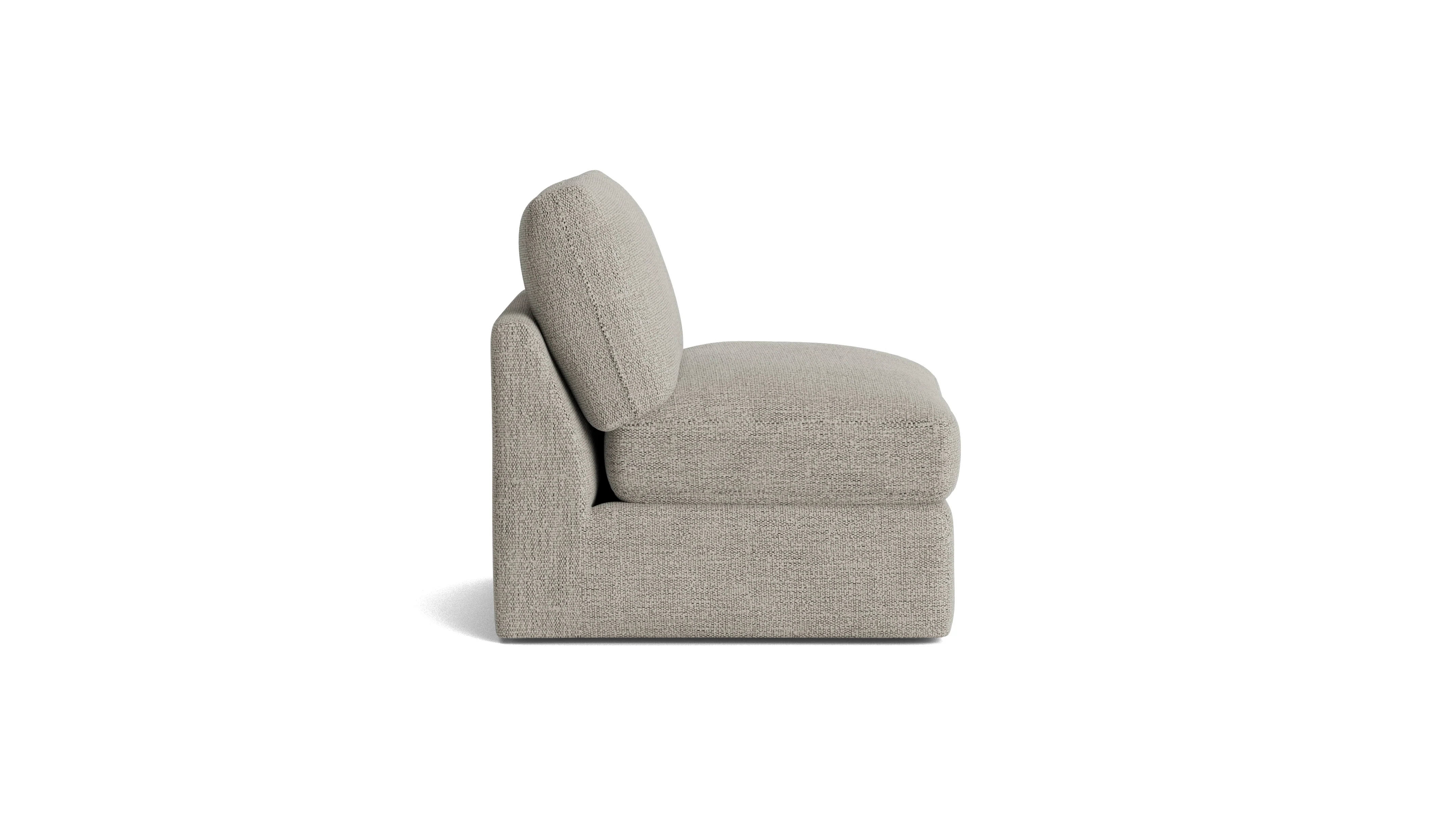 Get Together™ Armless Chair, Standard, Oatmeal - Image 4