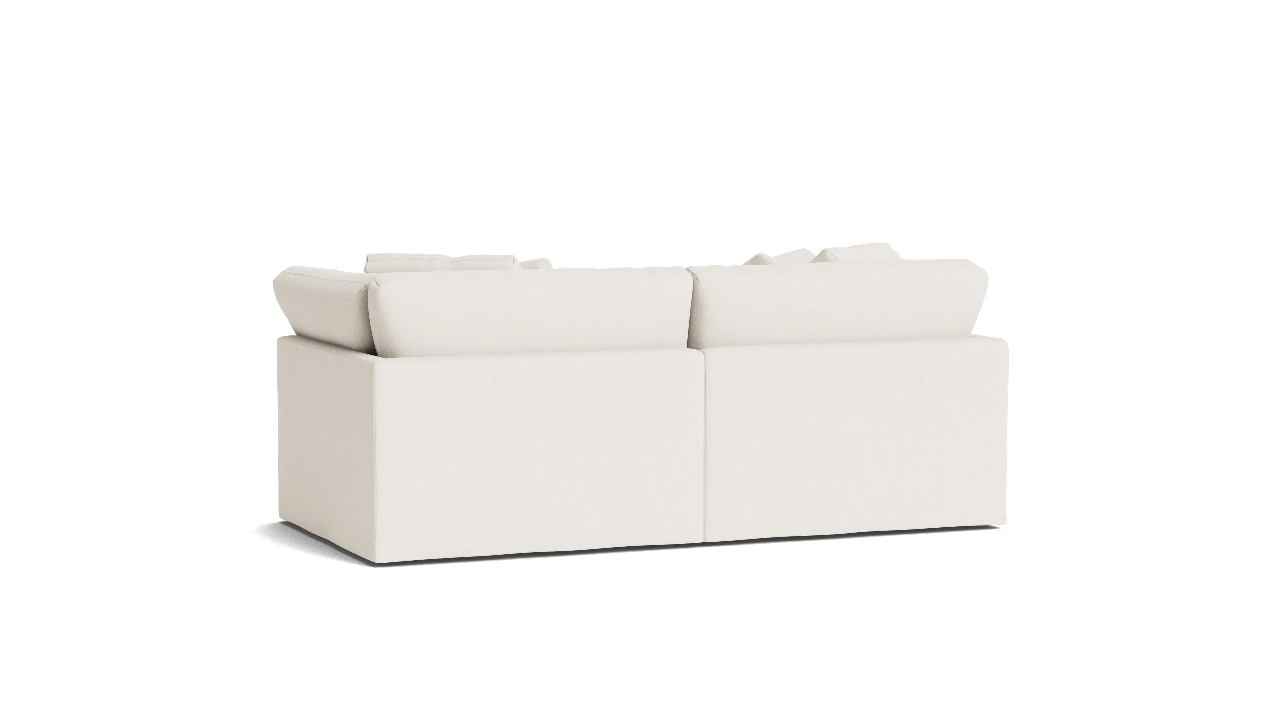 Get Together™ 2-Piece Modular Sofa, Large, Cream Linen - Image 5