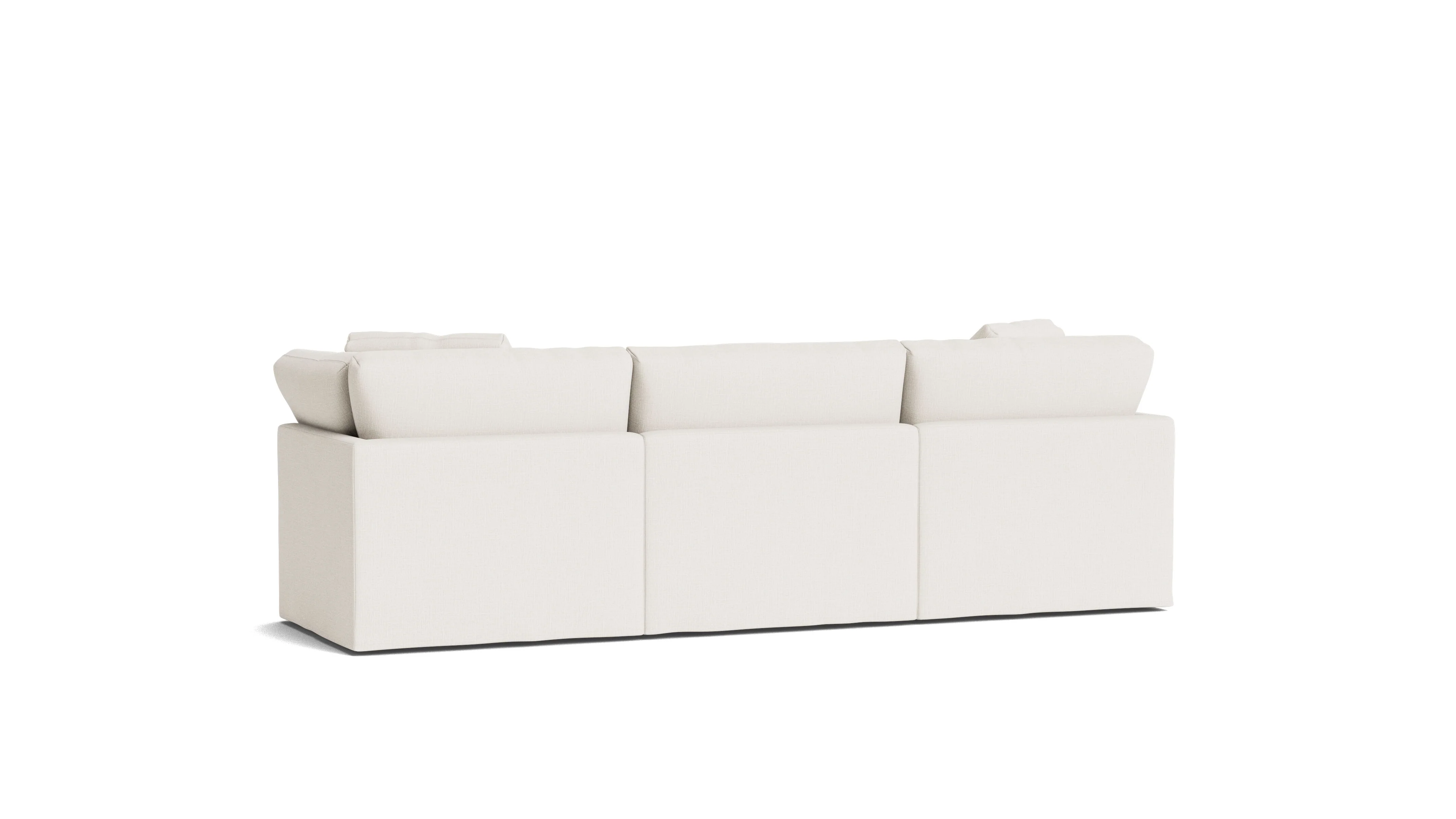 Get Together™ 3-Piece Modular Sofa, Standard, Cream Linen - Image 5