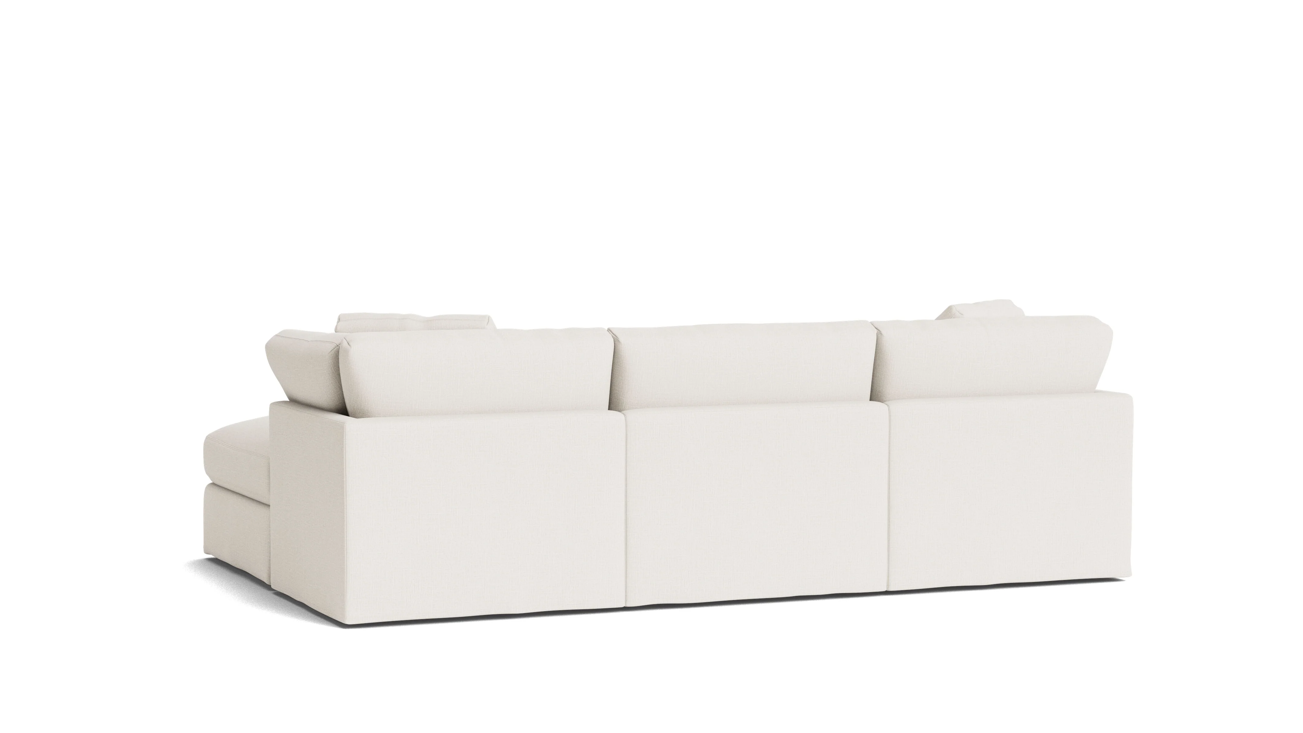 Get Together™ 4-Piece Modular Sectional, Standard, Cream Linen - Image 5