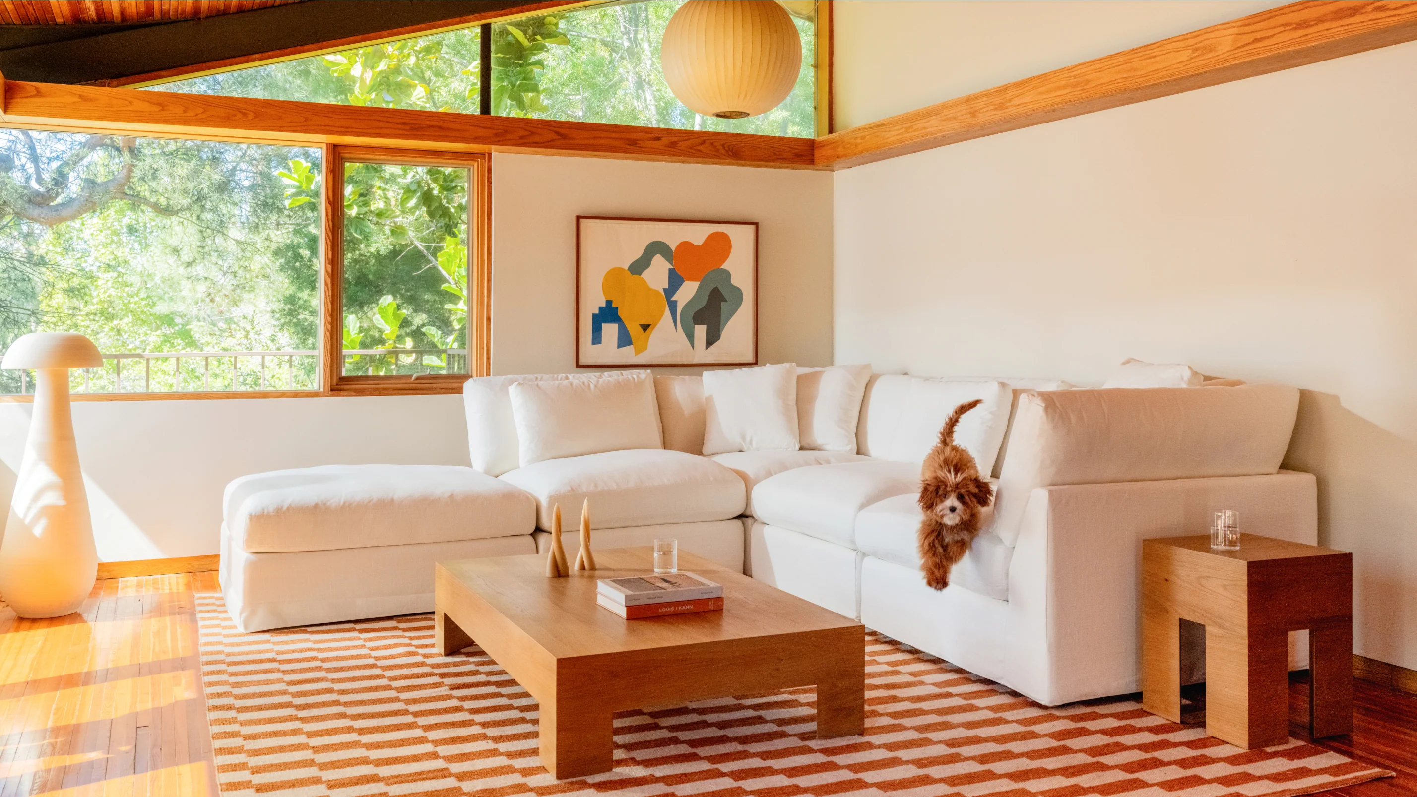 Get Together™ 4-Piece Modular Sectional, Standard, Cream Linen - Image 8