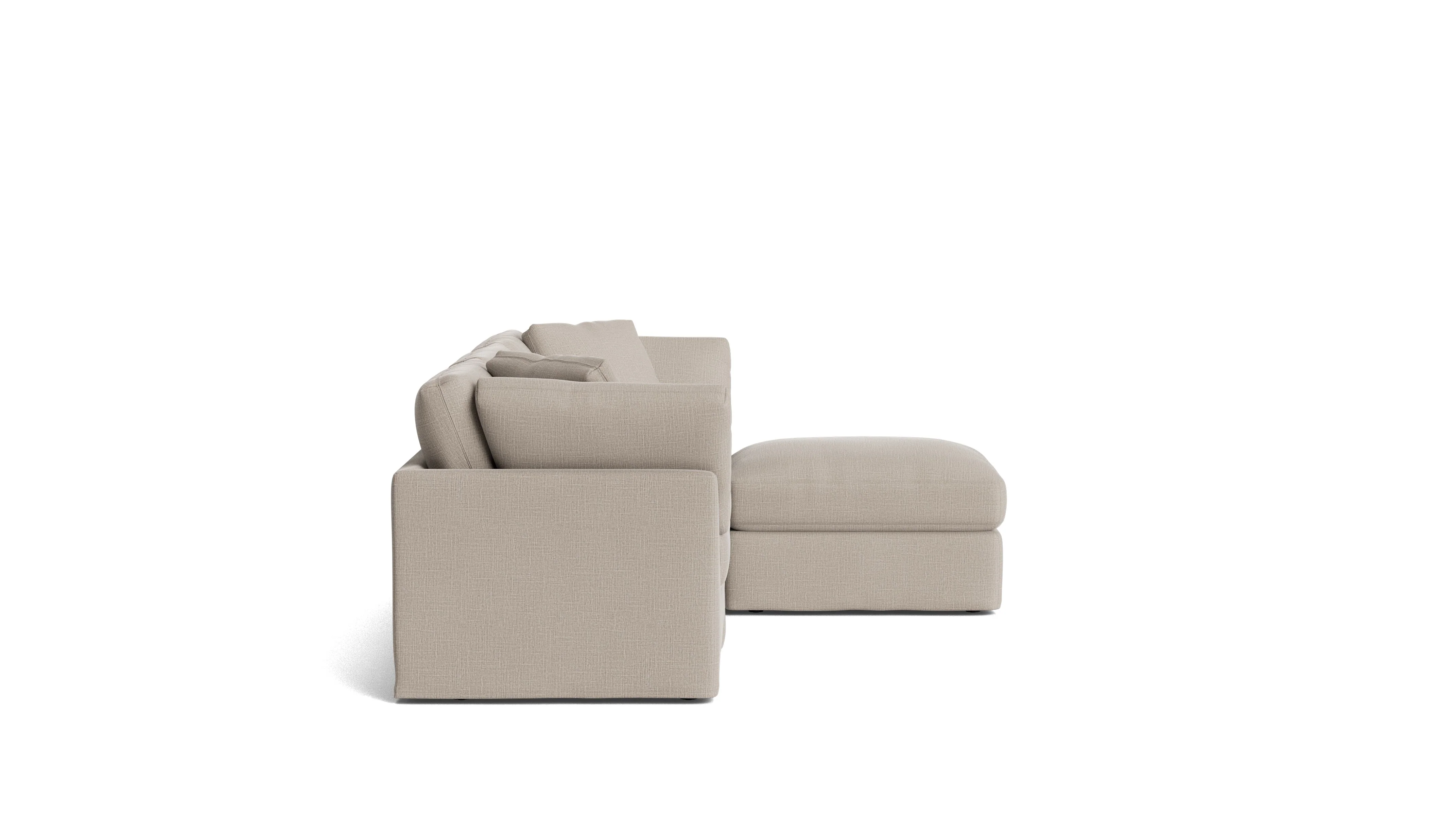 Get Together™ 4-Piece Modular Sectional, Standard, Light Pebble - Image 4
