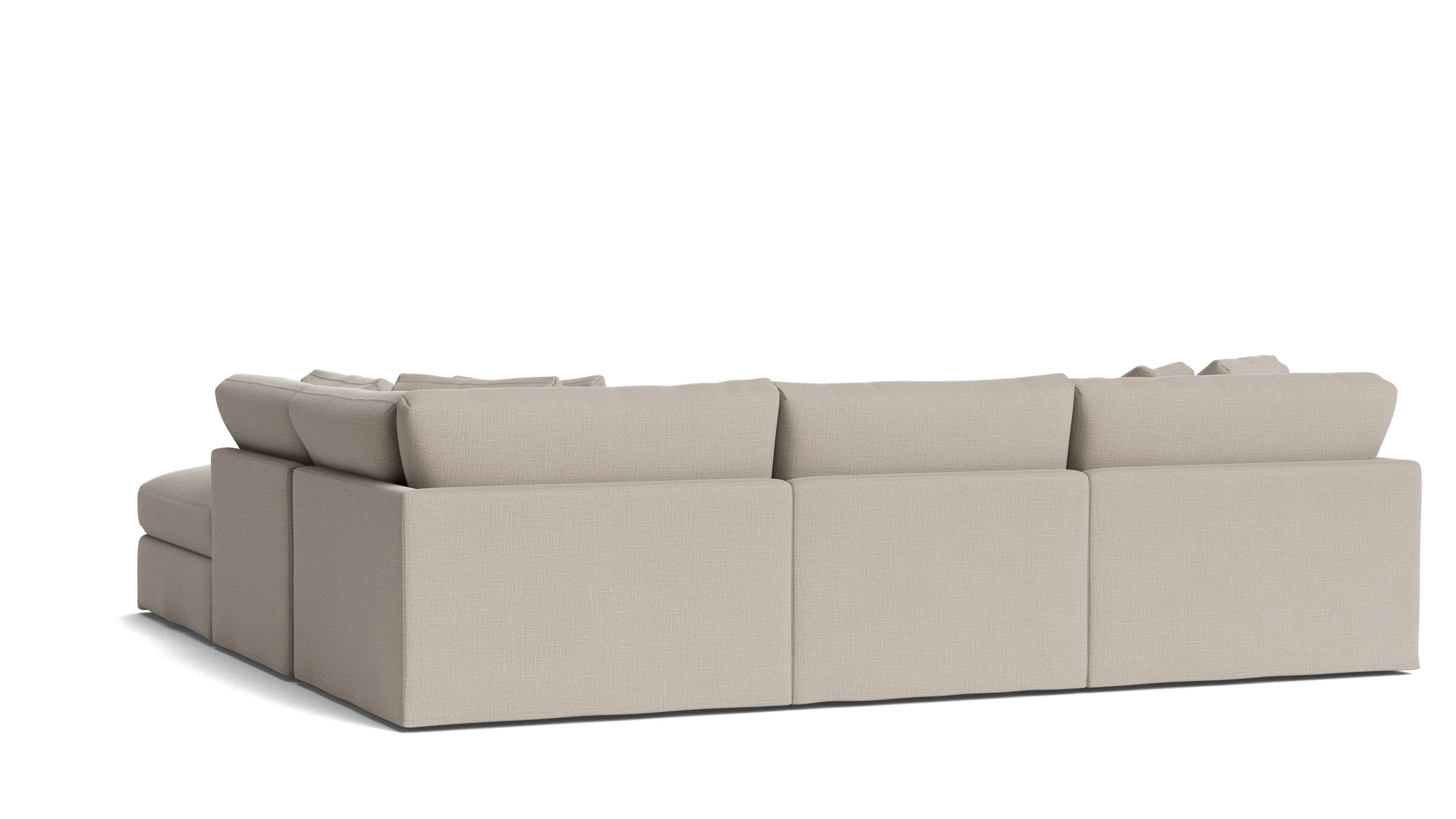 Get Together™ 5-Piece Modular Sectional, Large, Light Pebble - Image 5
